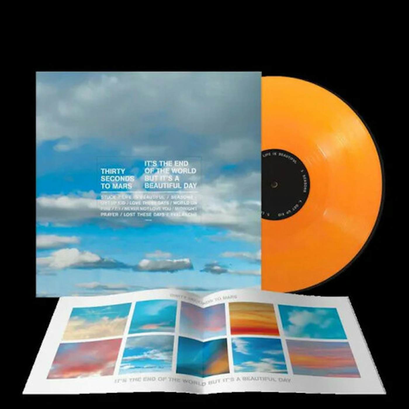 Thirty Seconds To Mars It's The End Of The World But It's A Beautiful Day (Limited/Orange) Vinyl Record