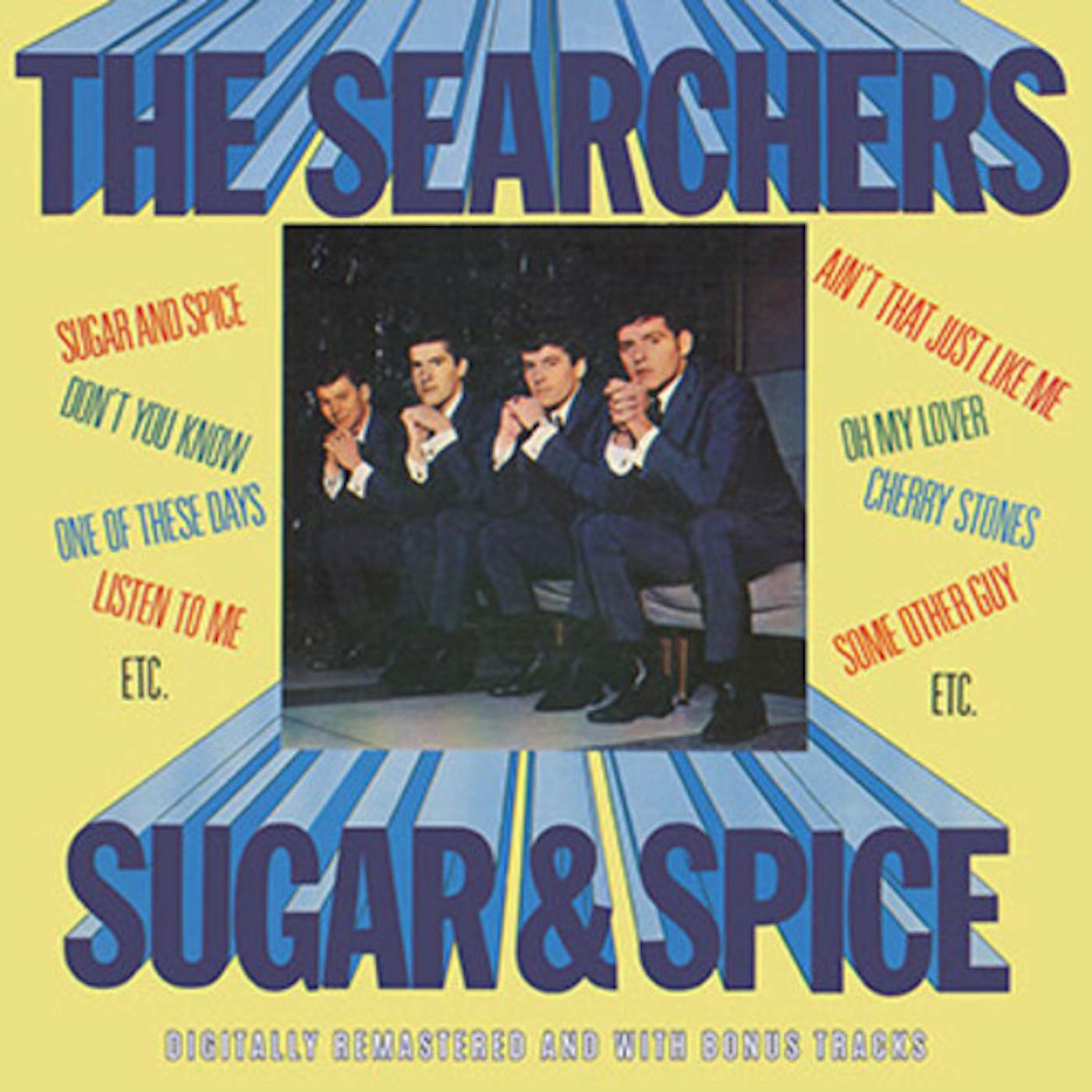 The Searchers SUGAR & SPICE PLUS BONUS TRACKS Vinyl Record