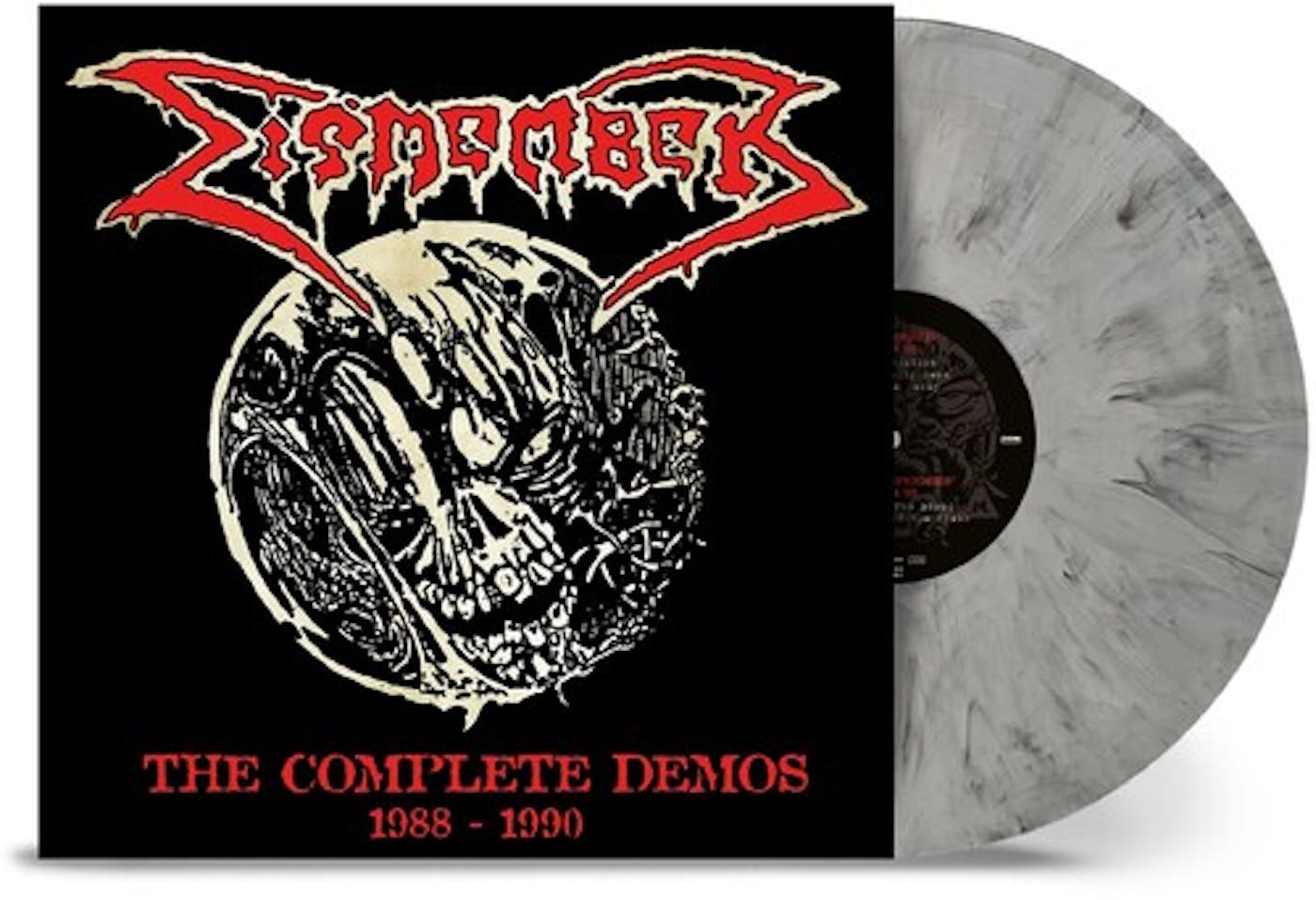 Dismember COMPLETE DEMOS 19881990 GRAY MARBLE Vinyl Record
