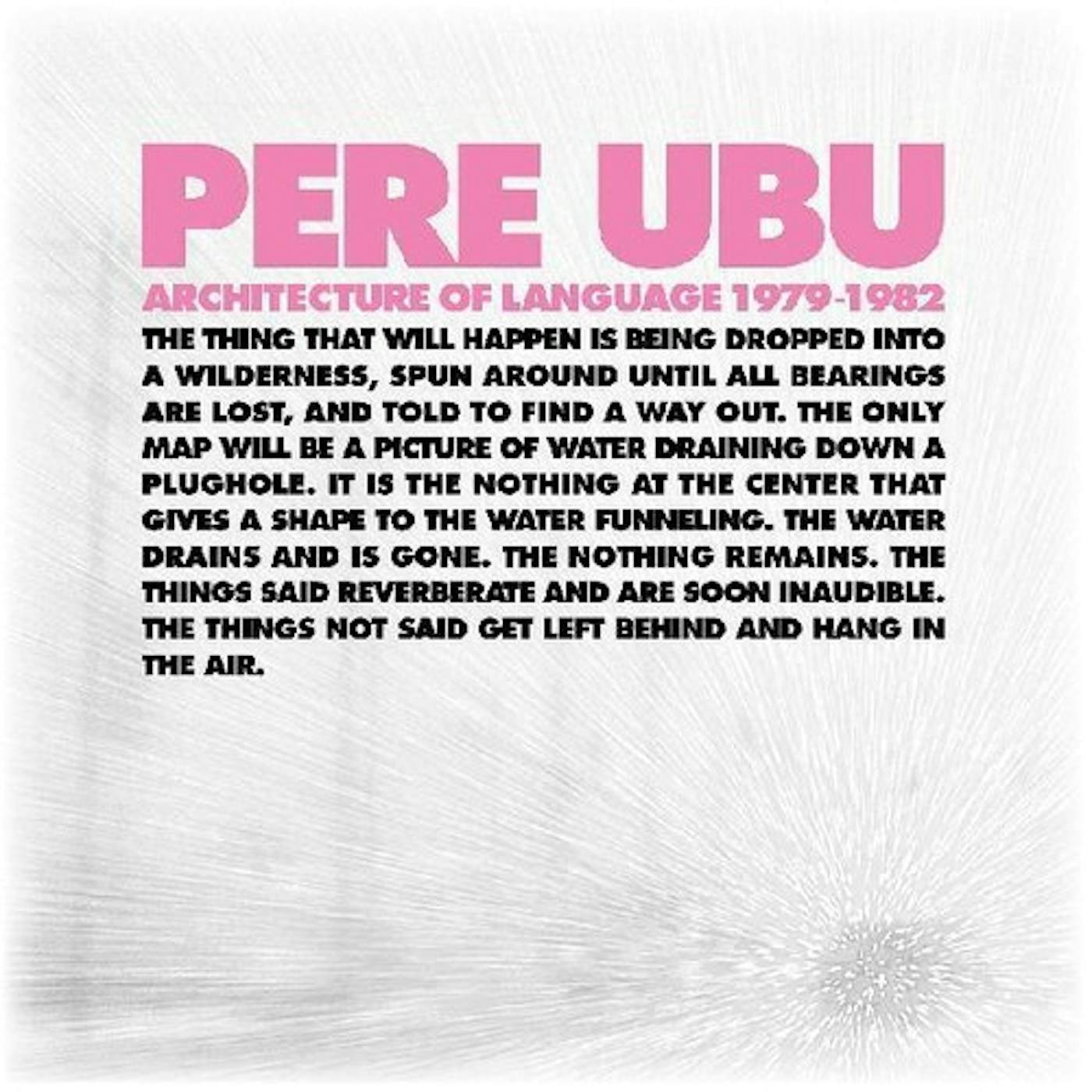 Pere Ubu ARCHITECTURE OF LANGUAGE: 1979-1982 CD