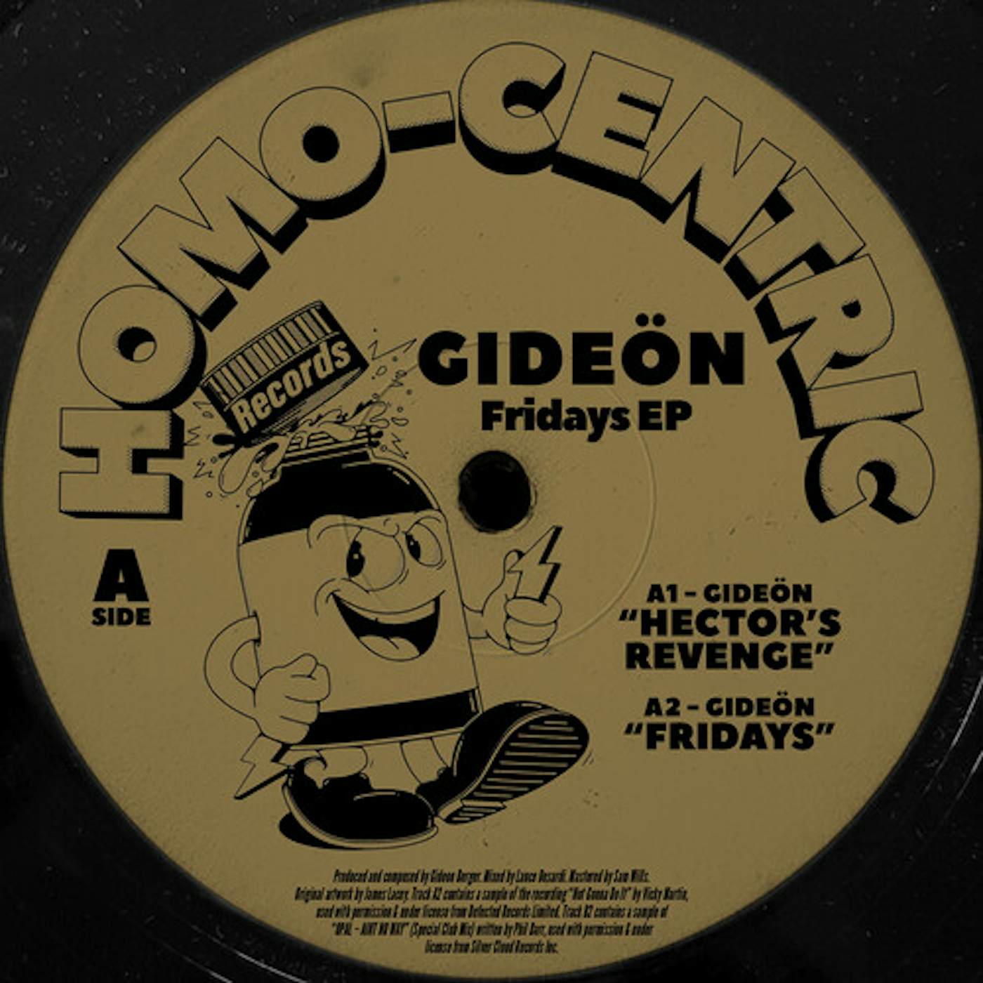 Gideon FRIDAYS EP Vinyl Record