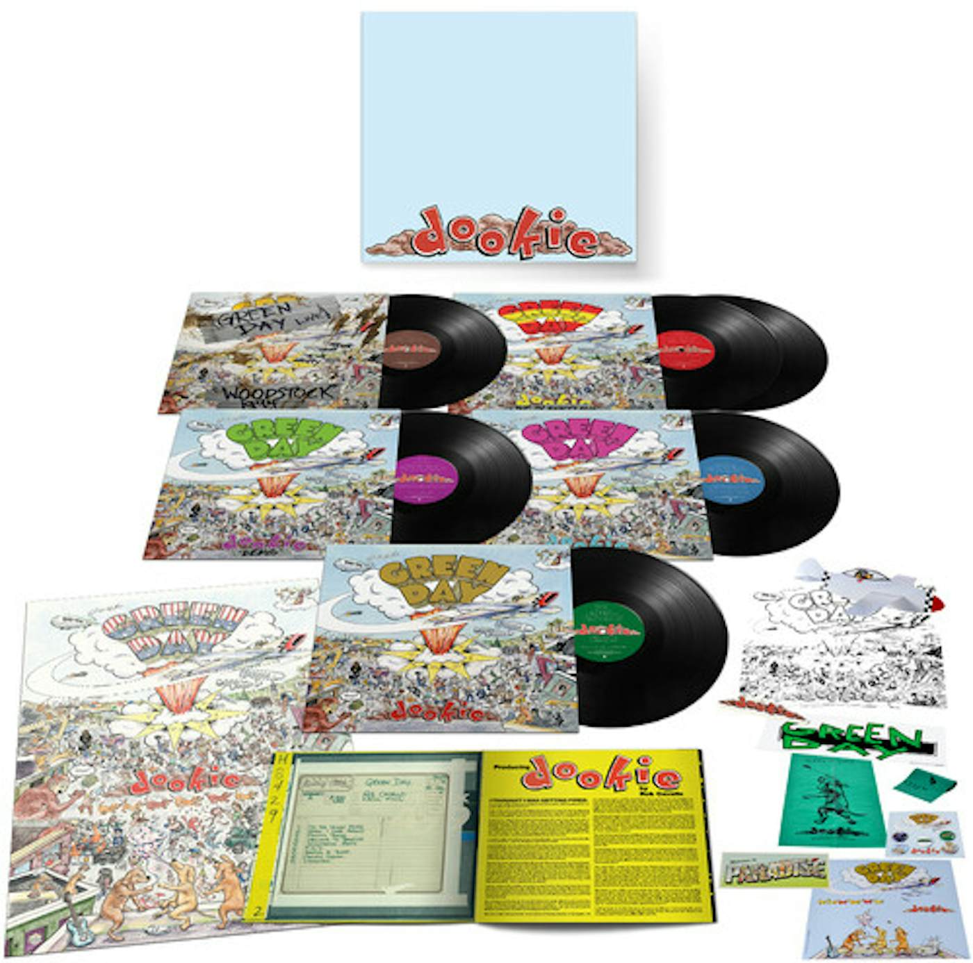 Green Day Dookie Vinyl (3oth Anniversary/6LP) Box Set