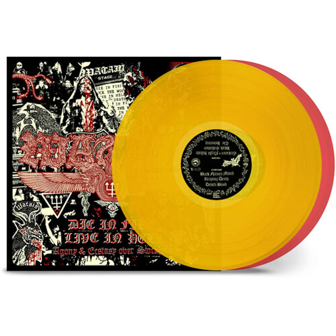 Watain DIE IN FIRE - LIVE IN HELL Vinyl Record