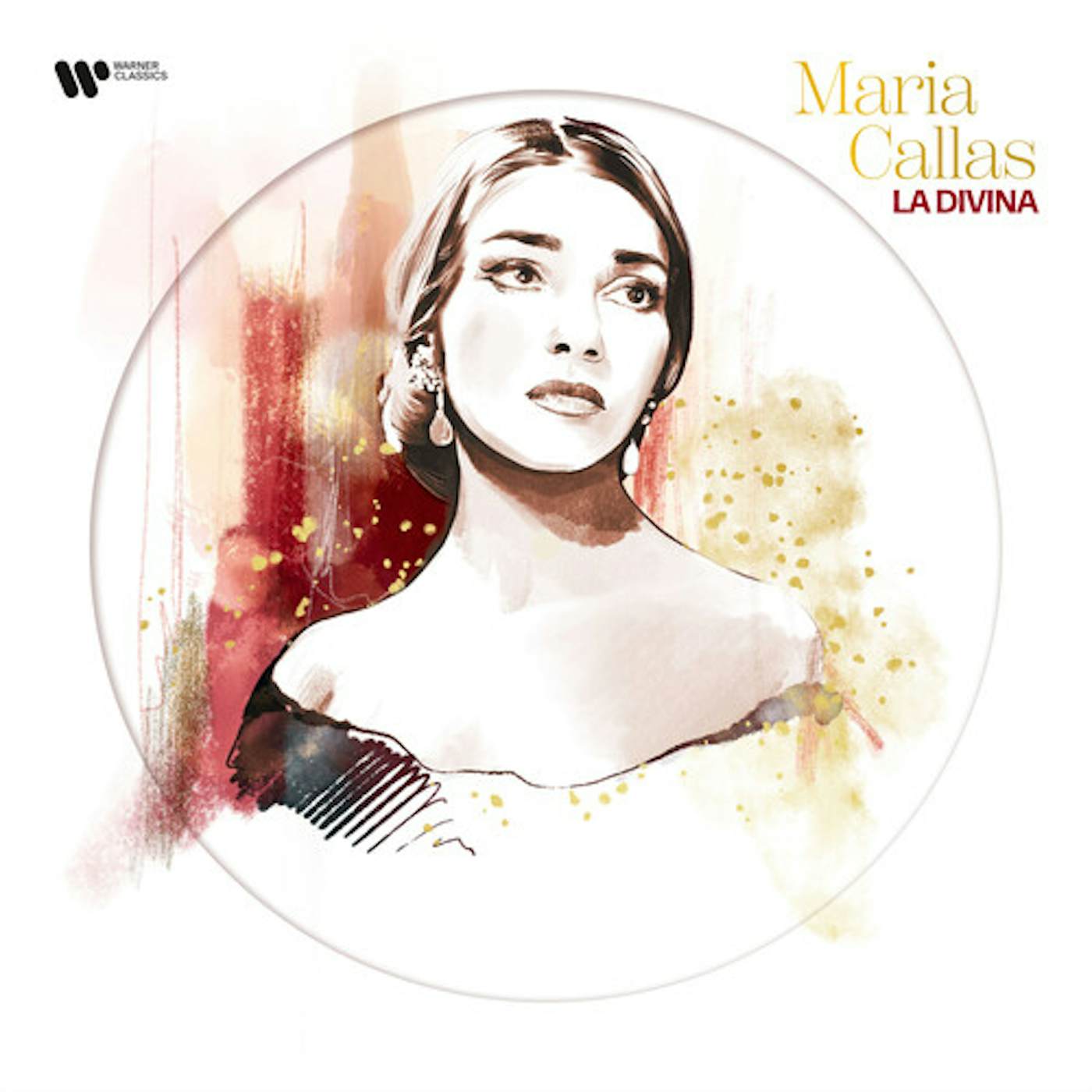 Maria Callas LA DIVINA - COMPILATION Vinyl Record - Picture Disc