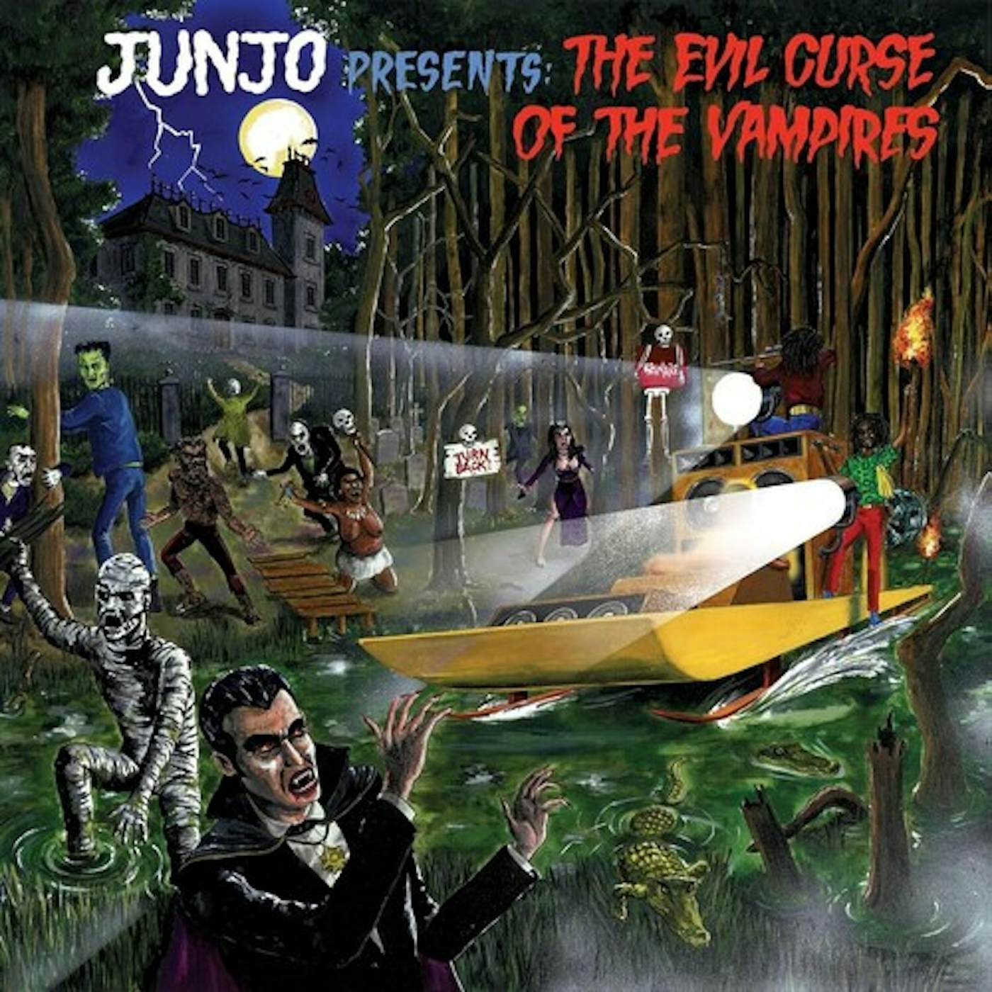 Roots Radics JUNJO PRESENTS: THE EVIL CURSE OF THE VAMPIRES Vinyl Record