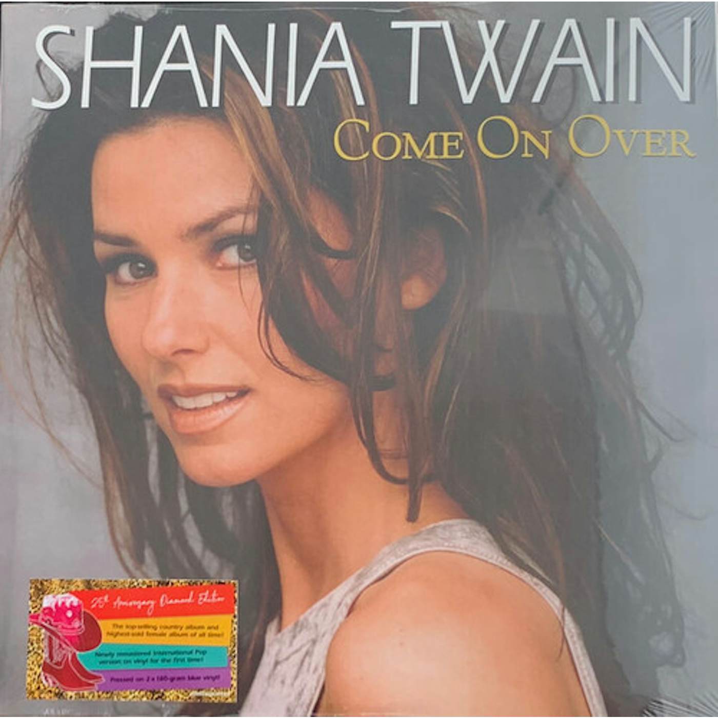 Shania Twain COME ON OVER - DIAMOND LIMITED EDITION Vinyl Record