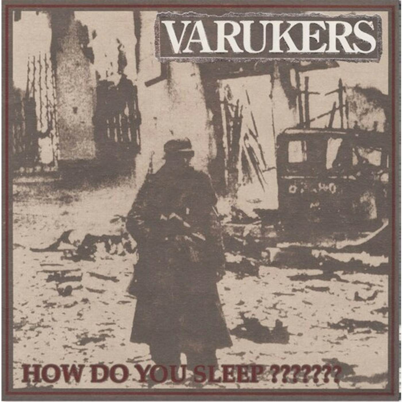 The Varukers HOW DO YOU SLEEP??????? - PURPLE Vinyl Record