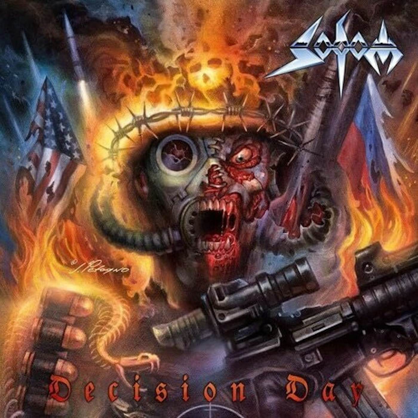 Sodom Decision Day (Red/Yellow) Vinyl Record