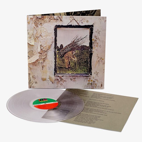 Led Zeppelin IV (ATL75/Clear) Vinyl Record