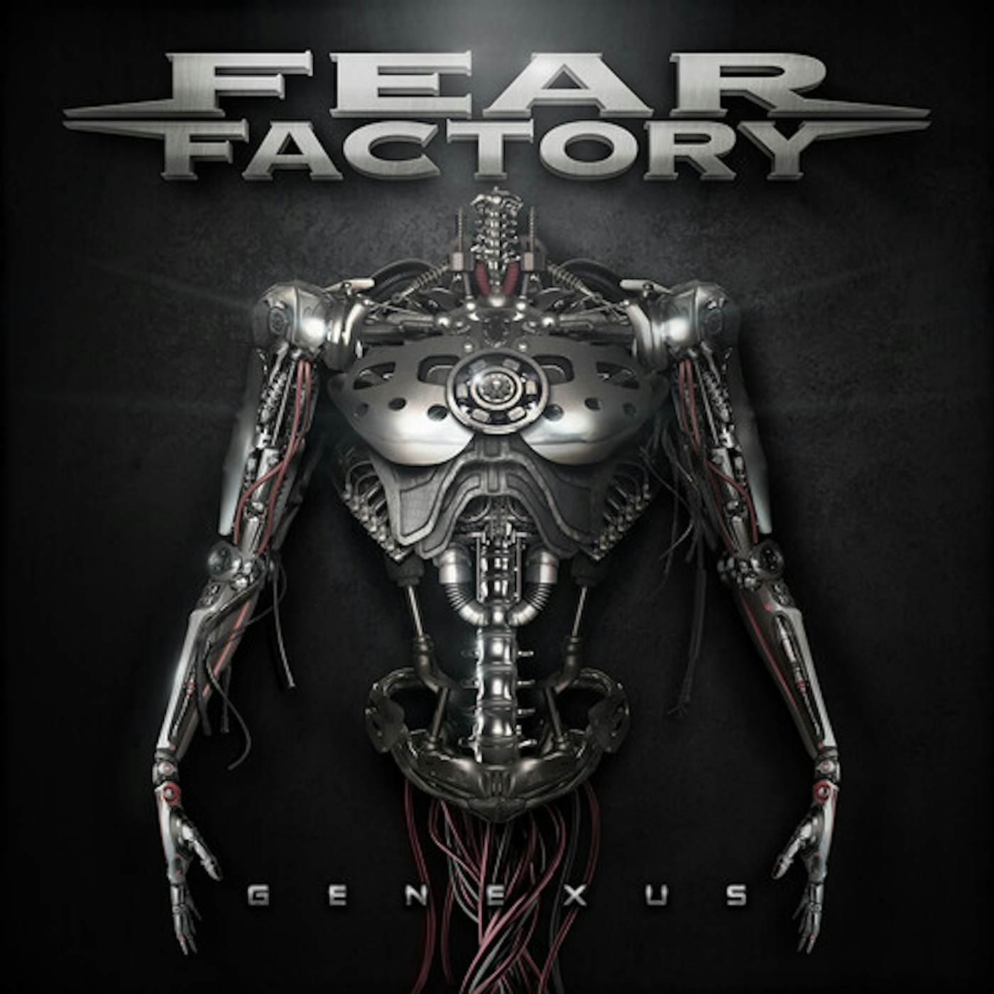 Fear Factory Genexus (Crystal Clear Black White Splatter) Vinyl Record