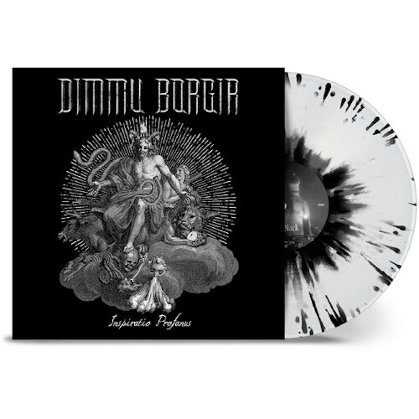Dimmu Borgir INSPIRATIO PROFANUS - BLACK & WHITE SPLATTER Vinyl Record