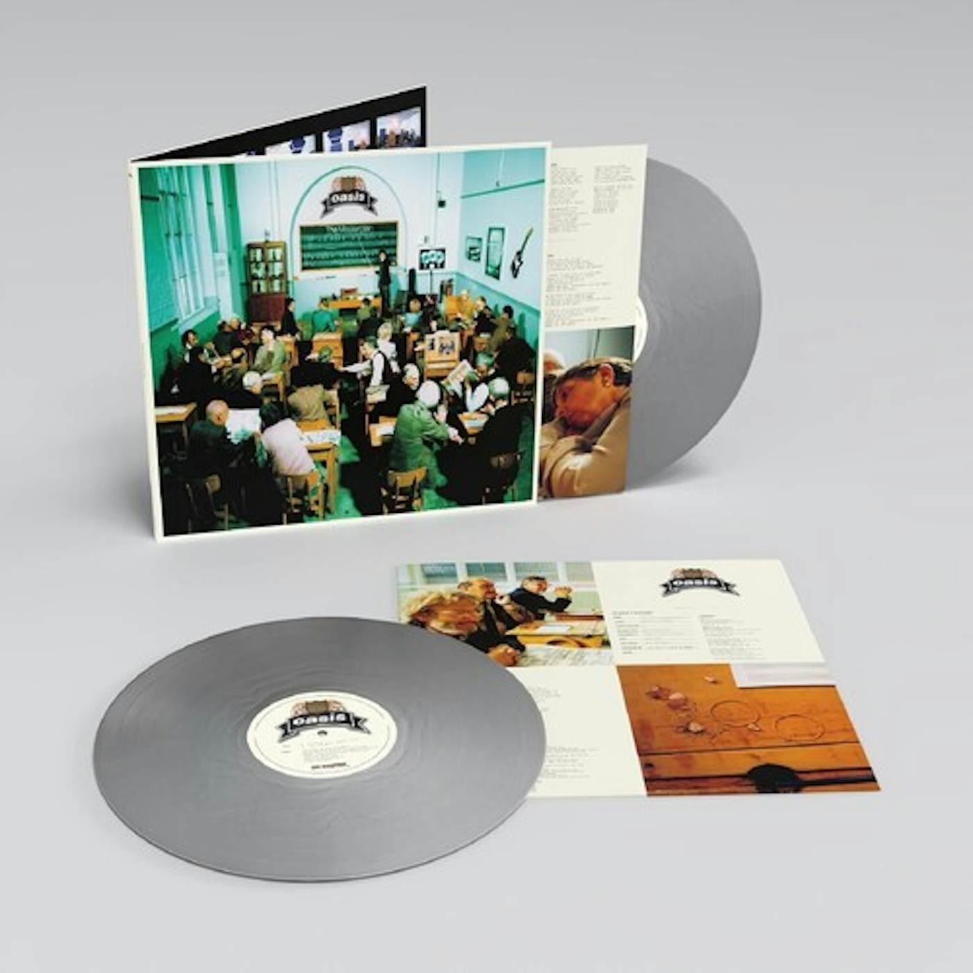 Oasis Masterplan (Silver) Vinyl Record