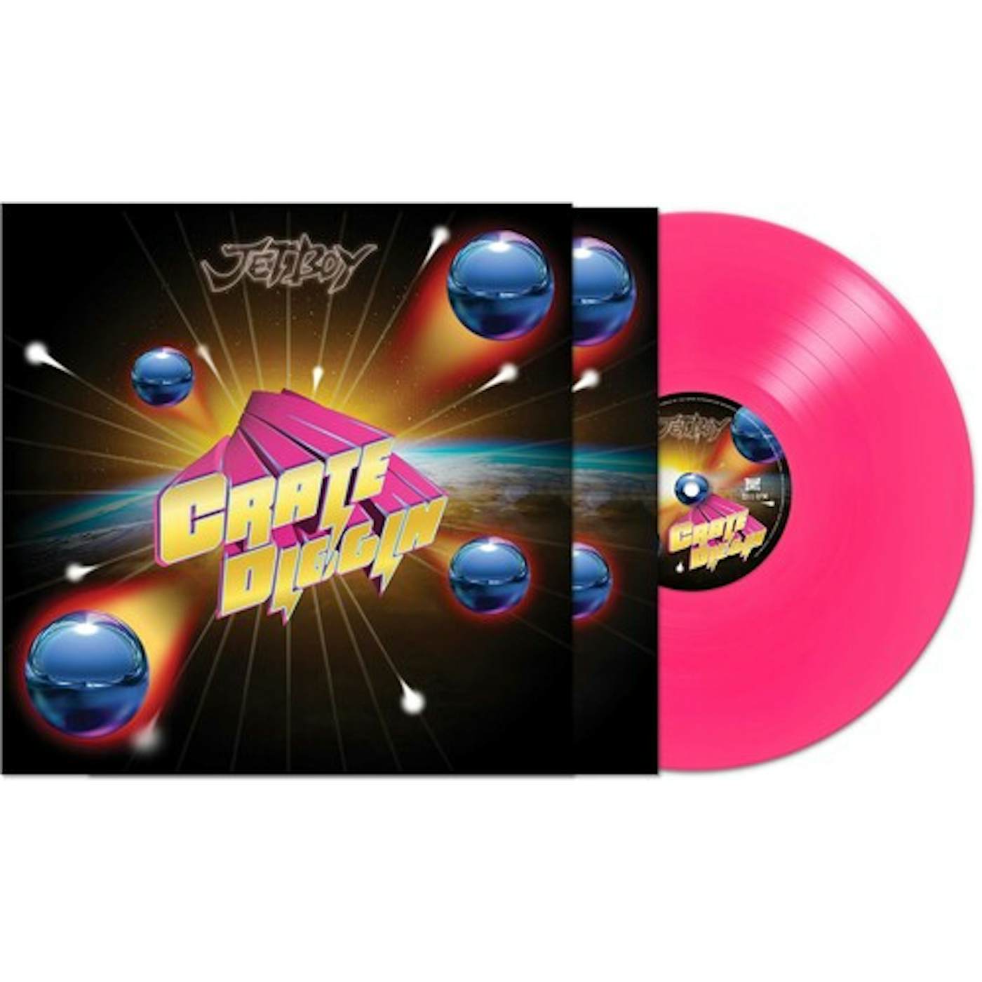 Jetboy CRATE DIGGIN' - PINK Vinyl Record