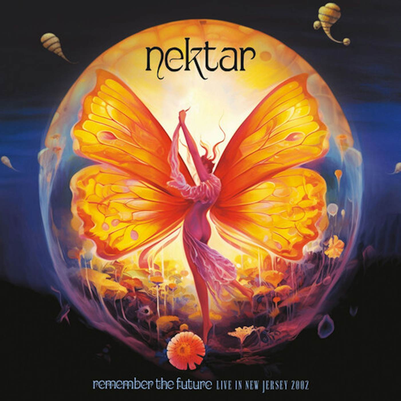 Nektar REMEMBER THE FUTURE LIVE NEW JERSEY 2002 - YELLOW Vinyl Record