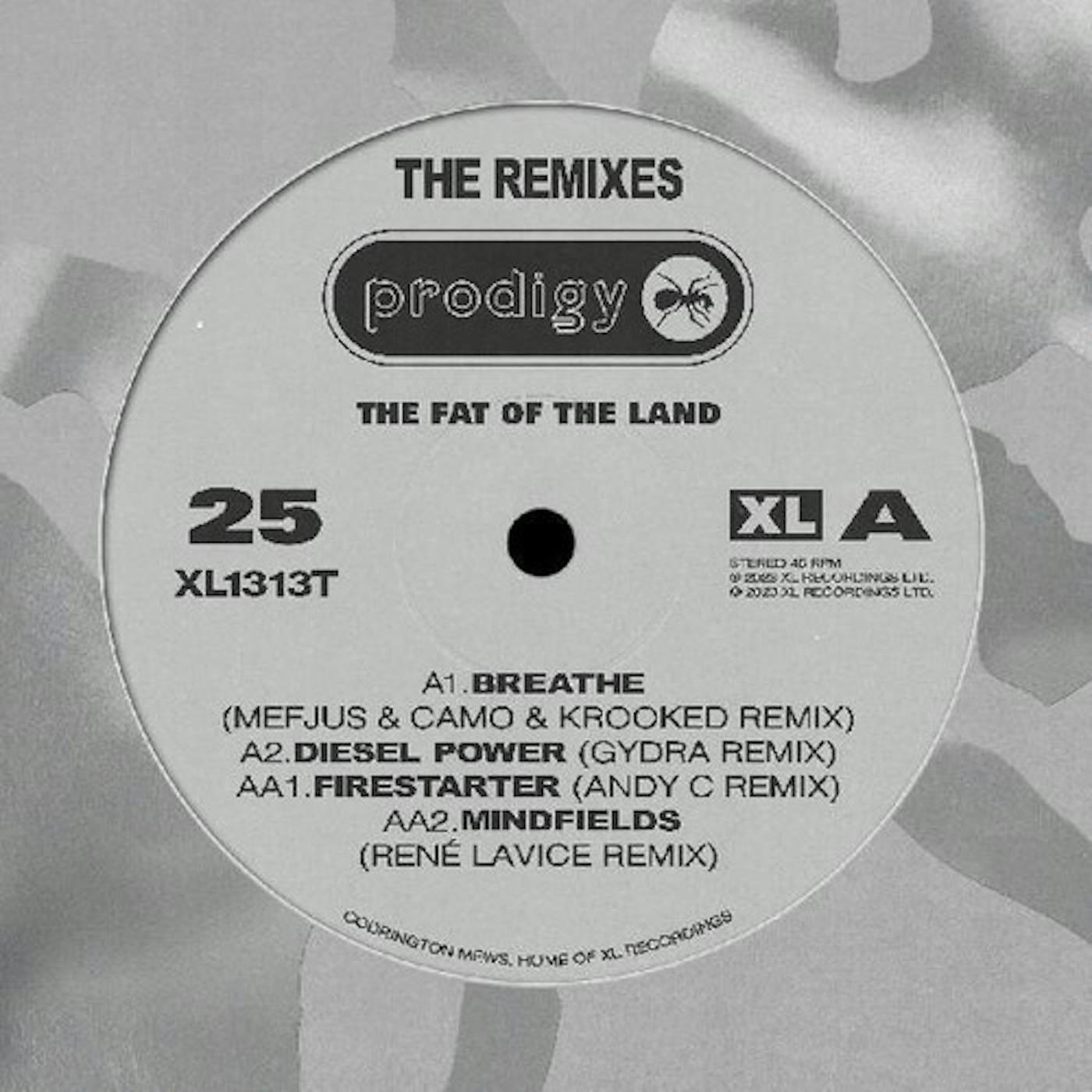 The Prodigy Fat Of The Land (25th Anniversary) Remixes Vinyl Record