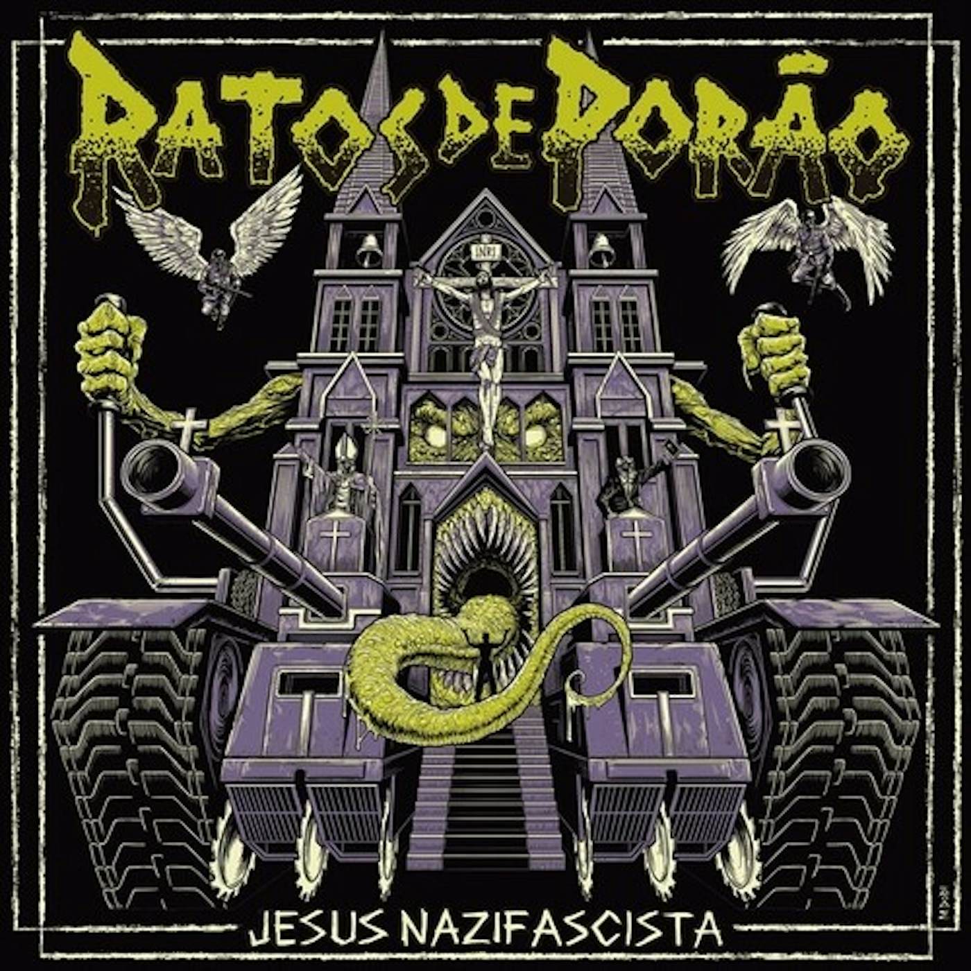 Ratos De Porão Jesus Nazifascista (7") Vinyl Record