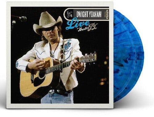 Dwight Yoakam Live From Austin Tx 2lp Blue Vinyl Record