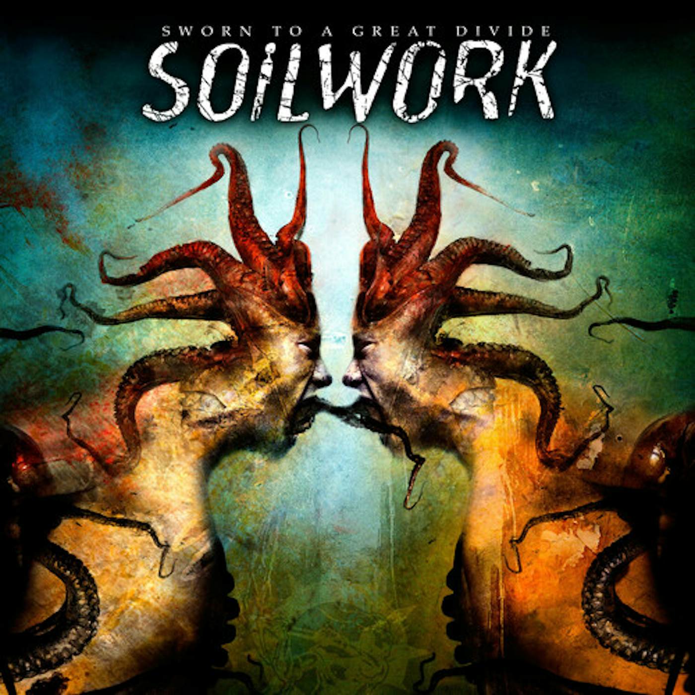 Soilwork Sworn To A Great Divide - Trans Green Vinyl Record