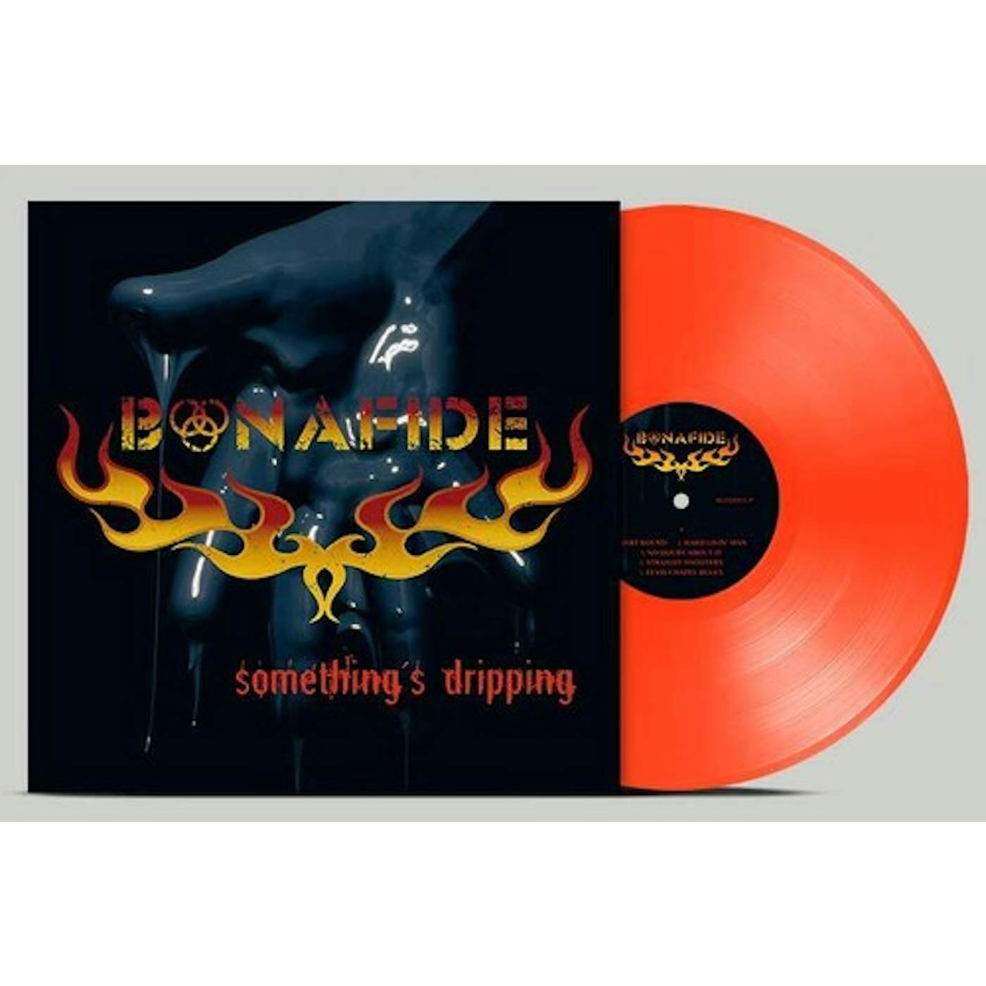 Bonafide SOMETHINGS DRIPPING - NEON ORANGE Vinyl Record