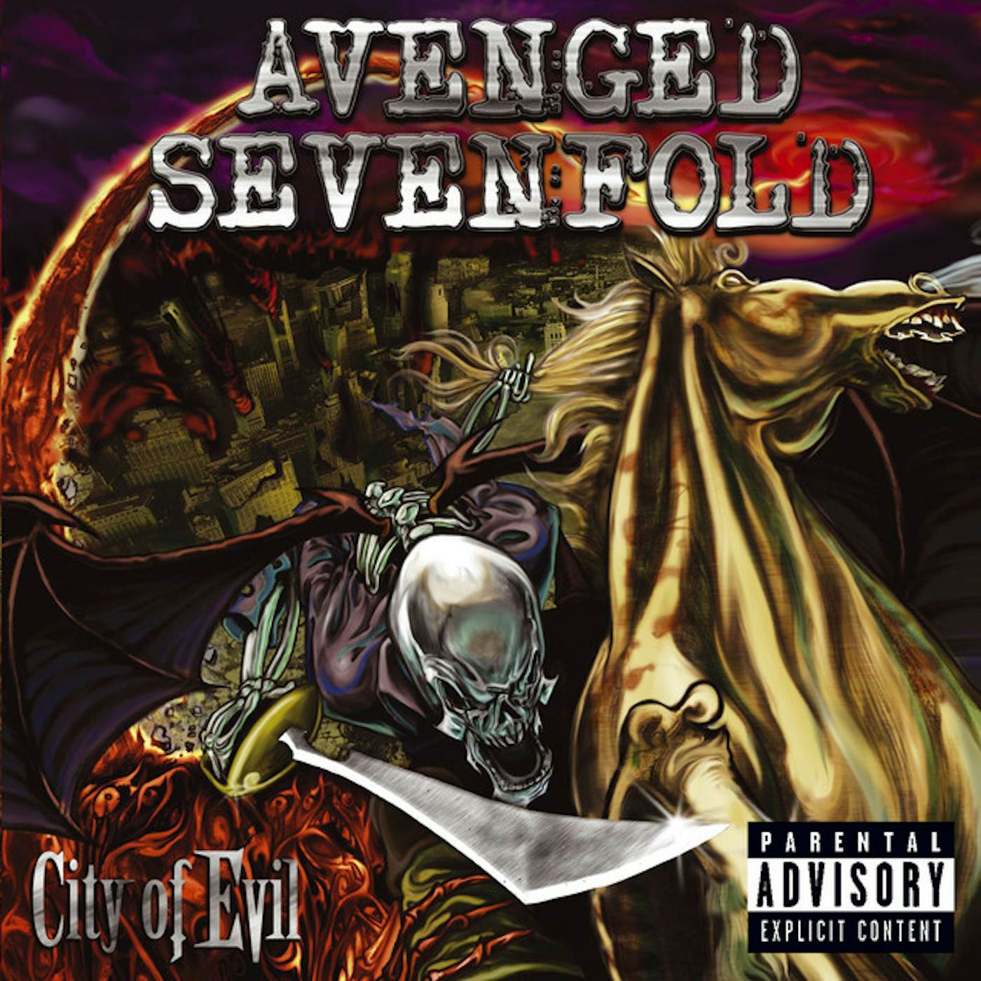 Avenged Sevenfold City Of Evil (Gold) (Explicit Content) Vinyl Record