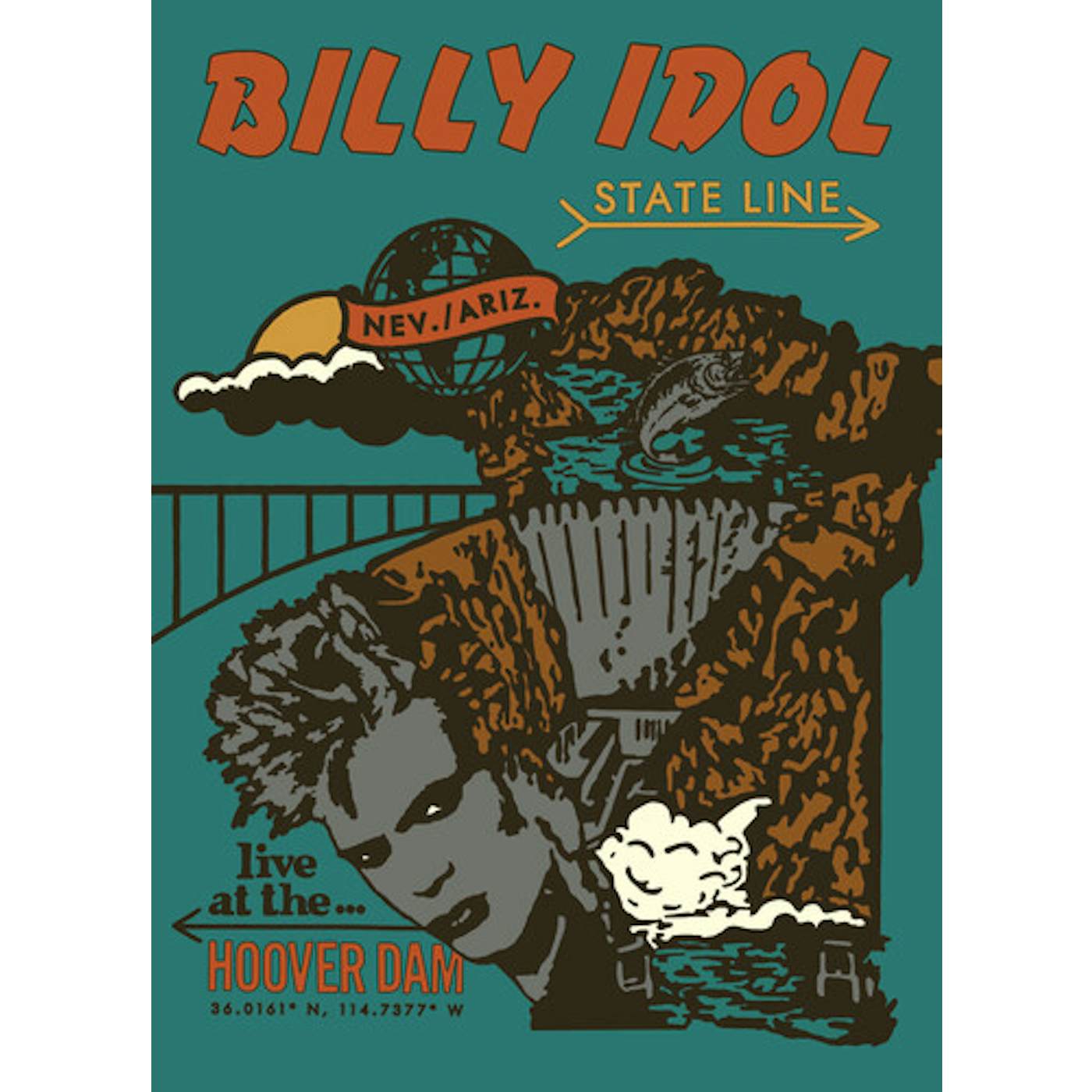Billy Idol STATE LINE: LIVE AT THE HOOVER DAM DVD