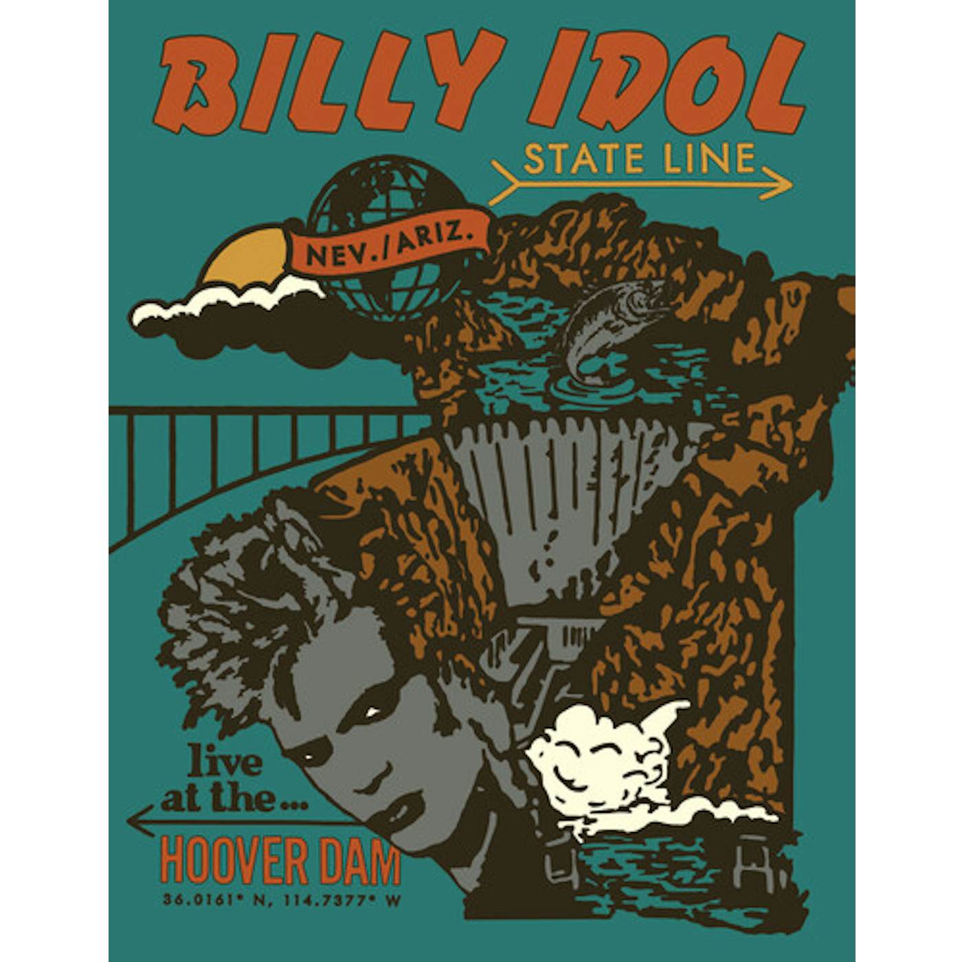 Billy Idol STATE LINE: LIVE AT THE HOOVER DAM Blu-ray