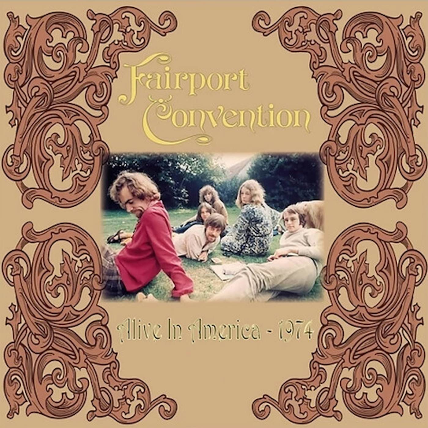 Fairport Convention ALIVE IN AMERICA 1974 Vinyl Record