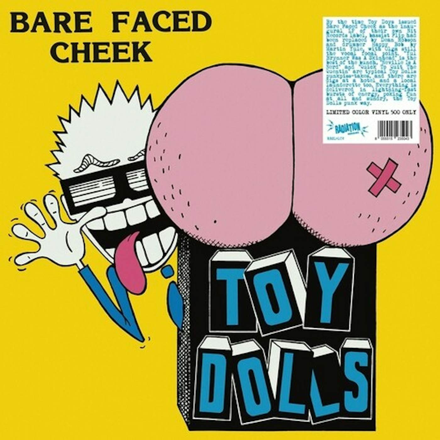 The Toy Dolls BARE FACED CHEEK Vinyl Record