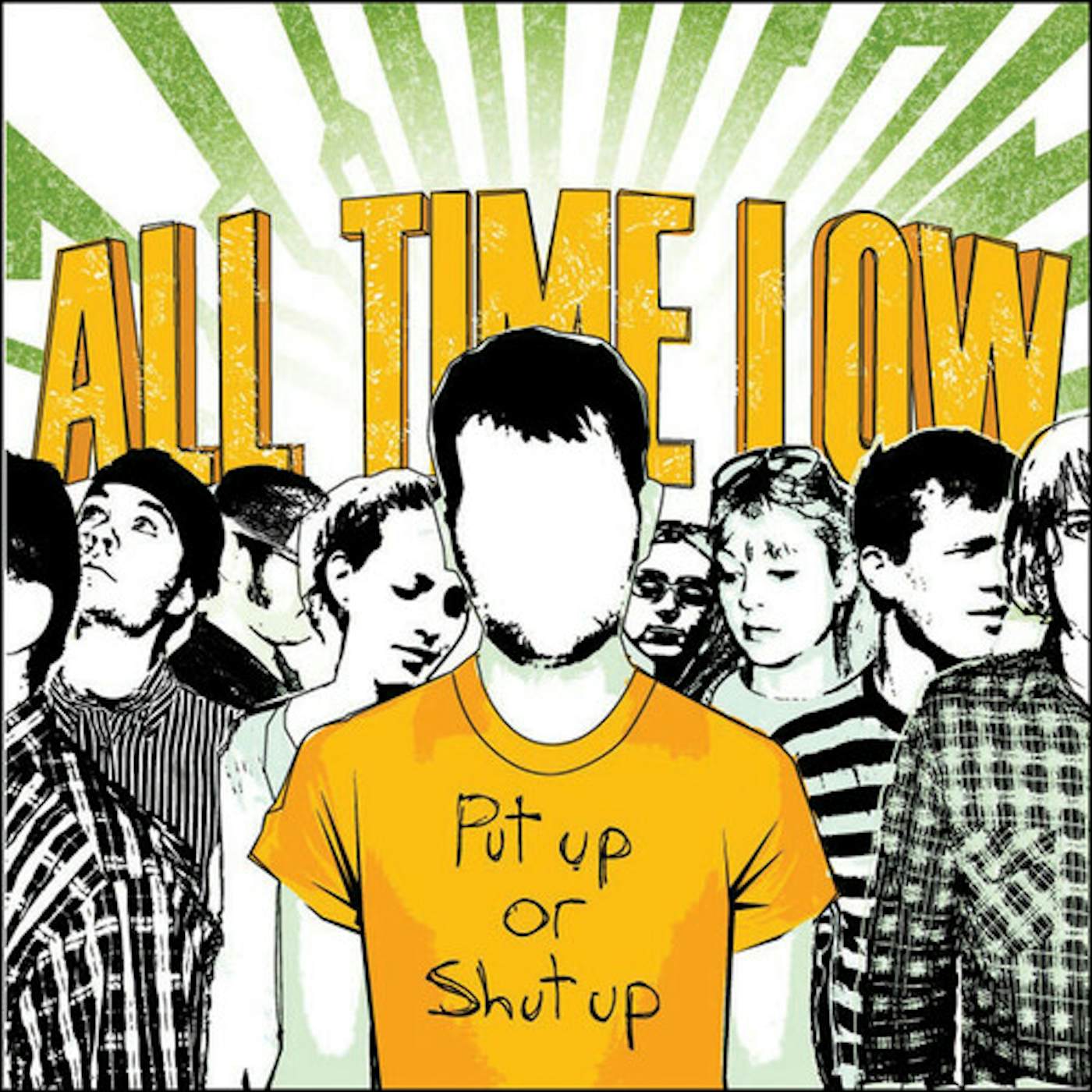 All Time Low Put Up Or Shut Up (Yellow) Vinyl Record