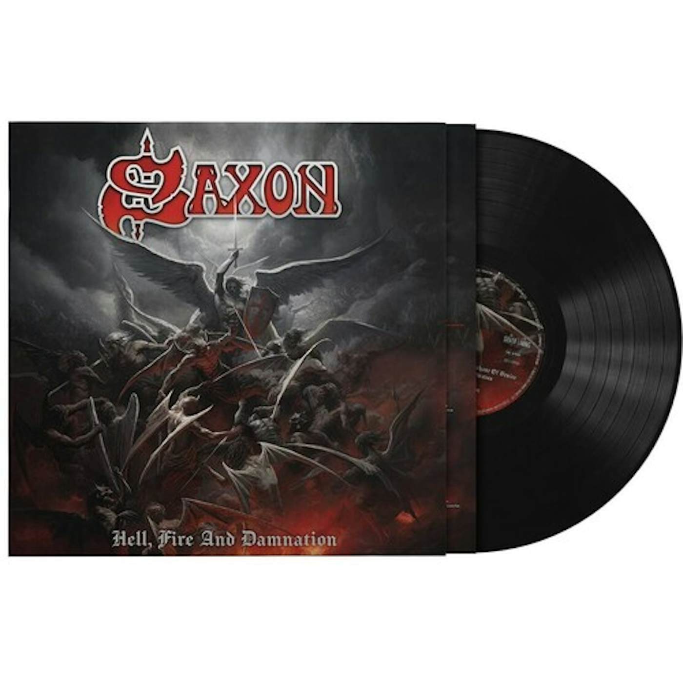 Saxon HELL FIRE AND DAMNATION Vinyl Record