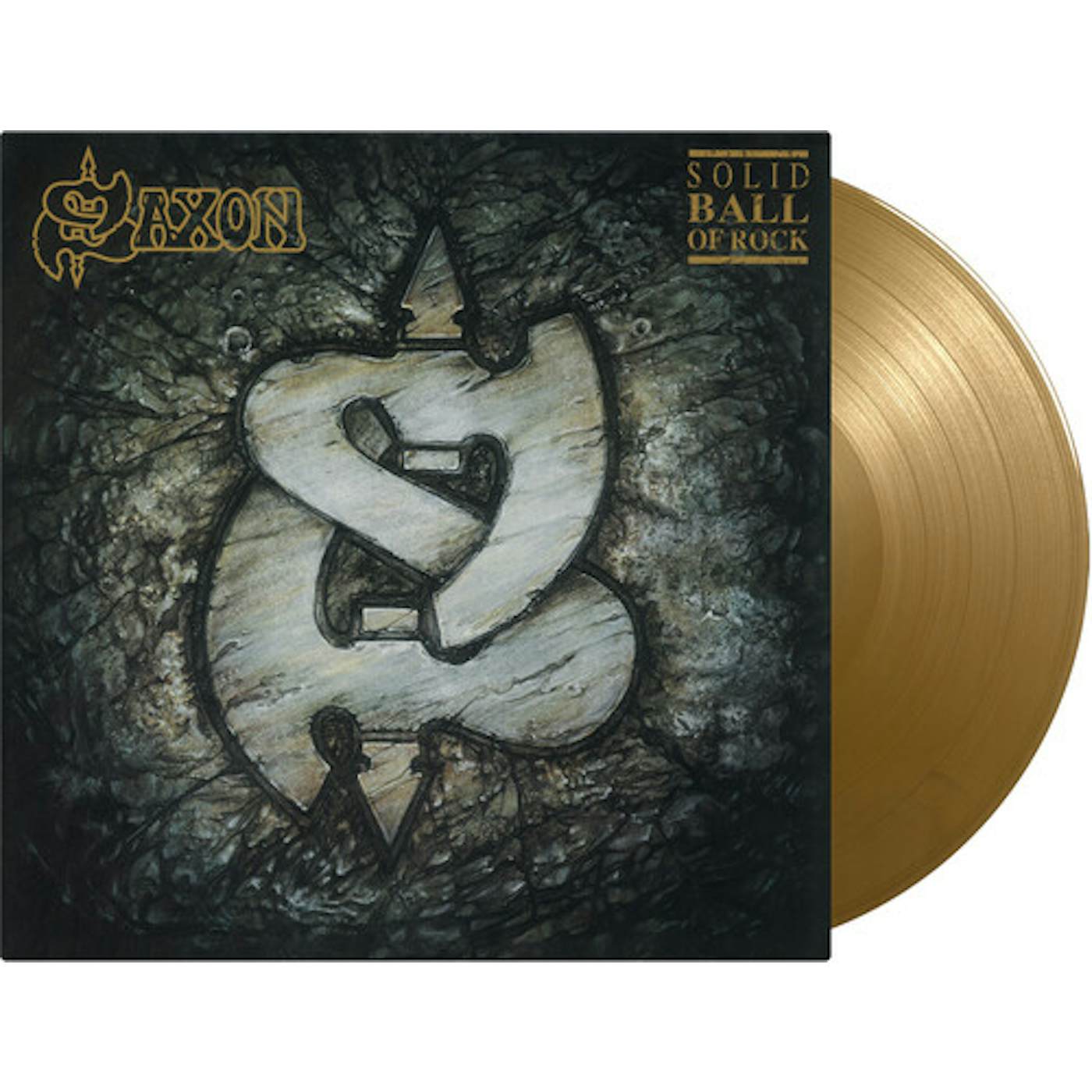 Saxon SOLID BALL OF ROCK Vinyl Record