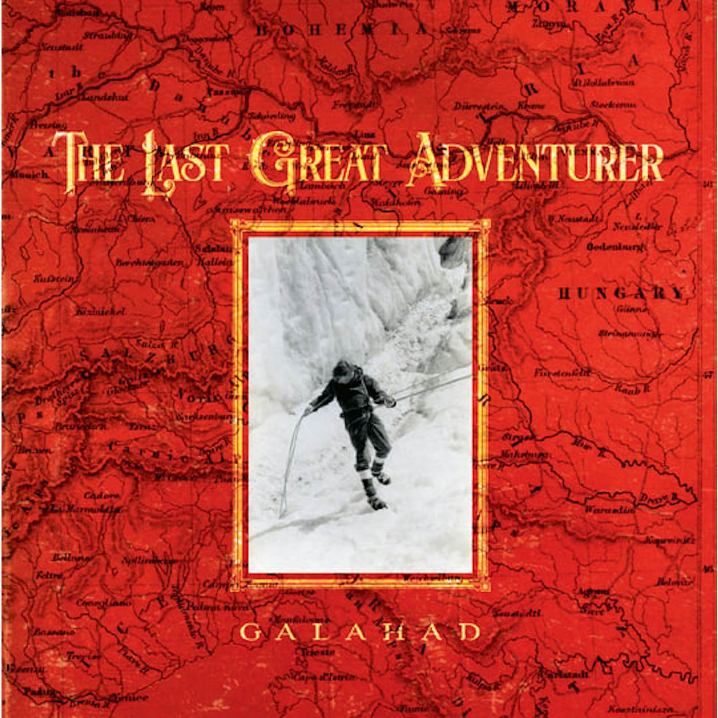 Galahad Last Great Adventure (Red, Black & White Splatter) Vinyl Record