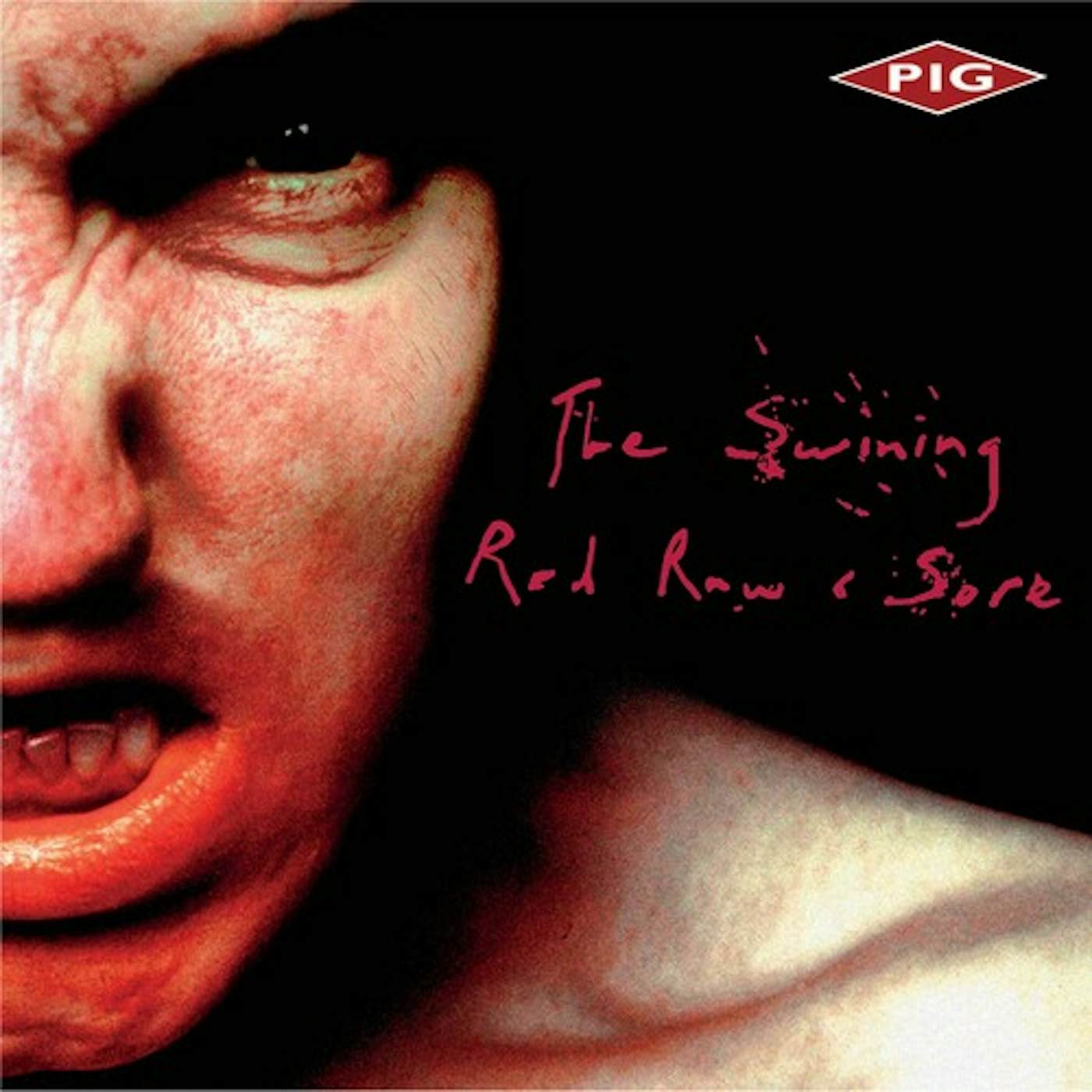 PIG SWINING / RED RAW & SORE - RED MARBLE Vinyl Record