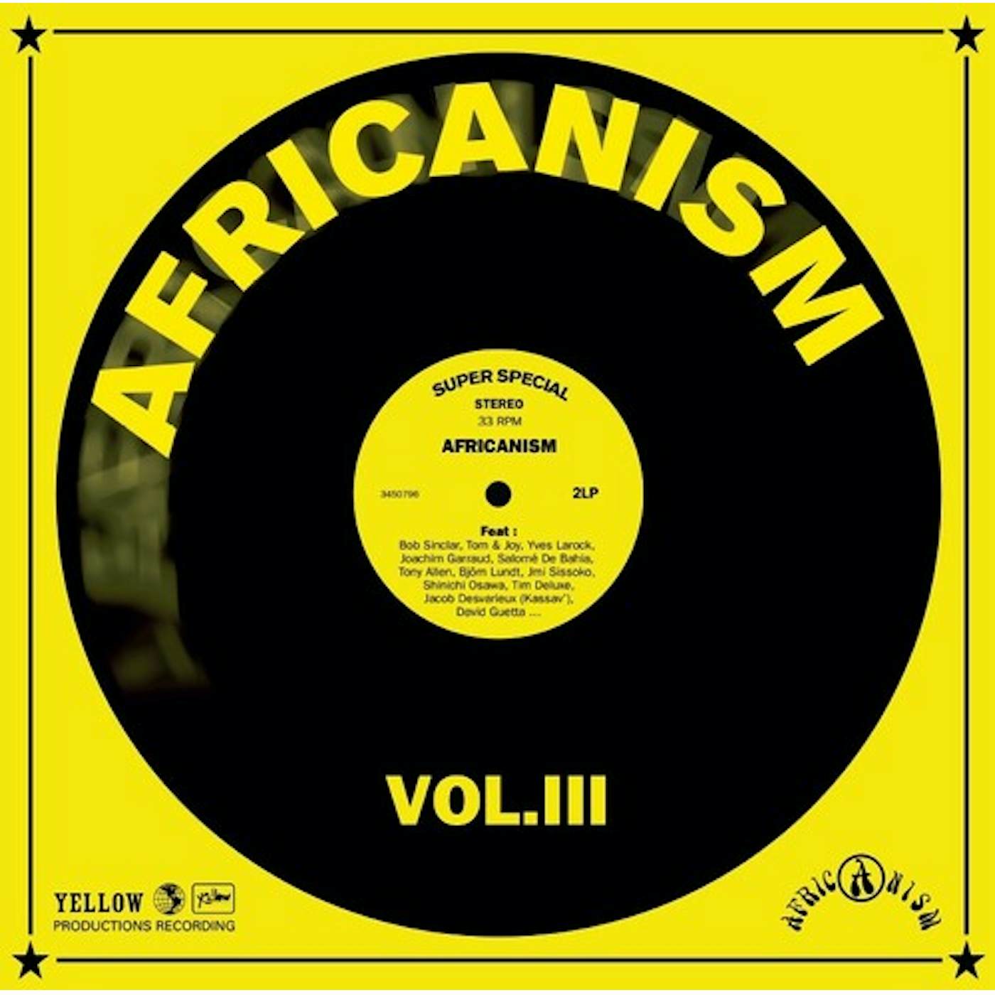 Bob Sinclar AFRICANISM VOL 3 Vinyl Record