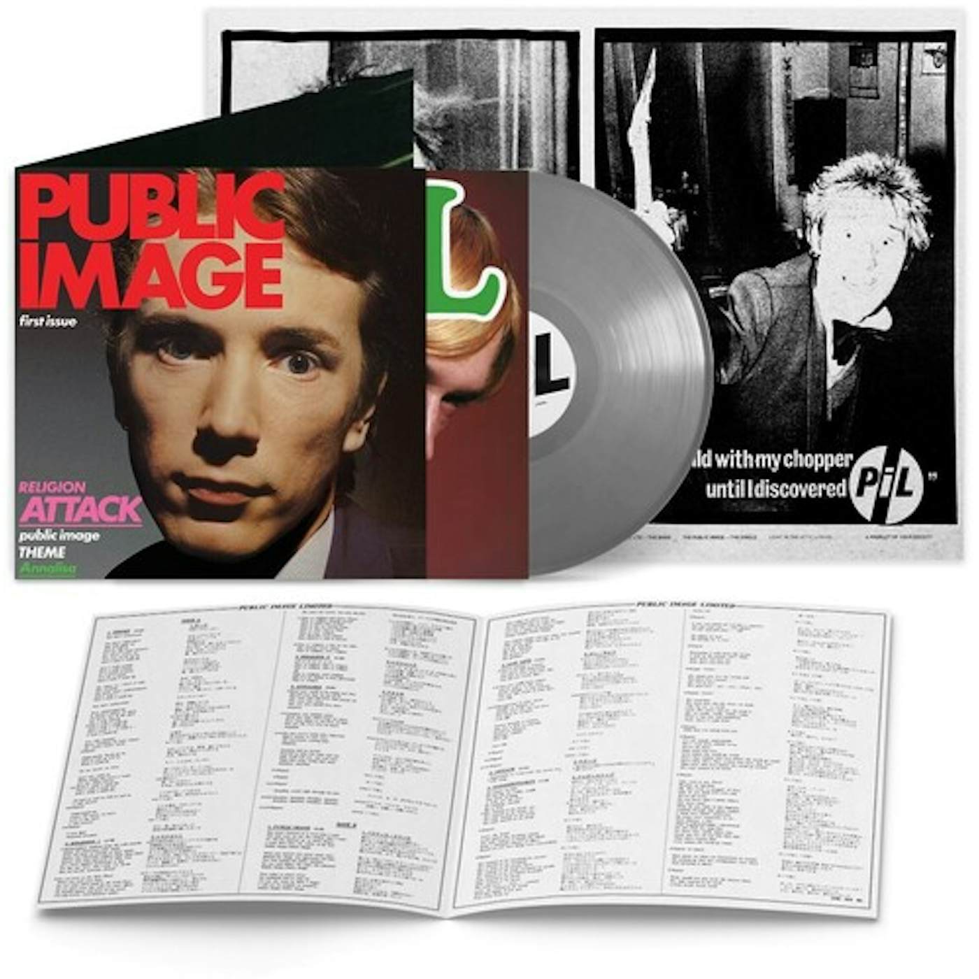 Public Image Ltd. FIRST ISSUE - METALLIC SILVER Vinyl Record