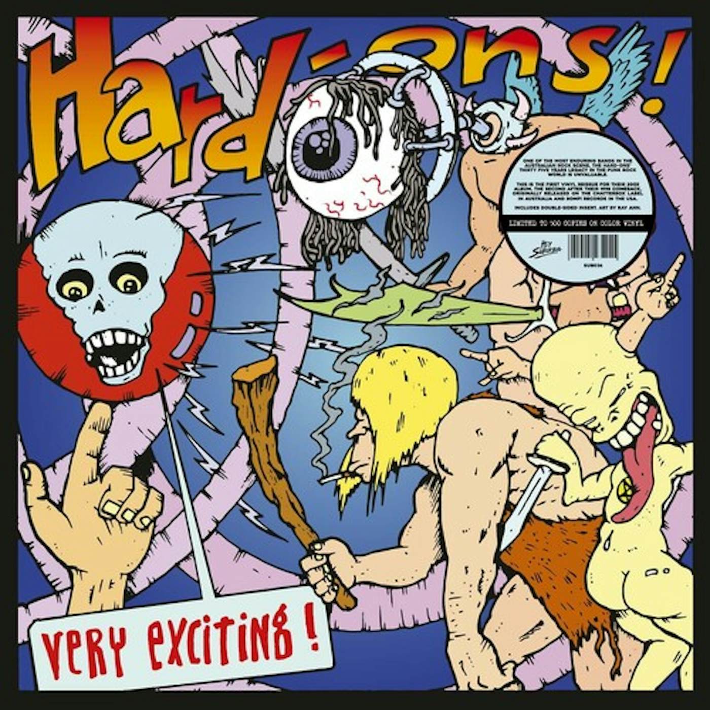 Hard-Ons VERY EXCITING Vinyl Record