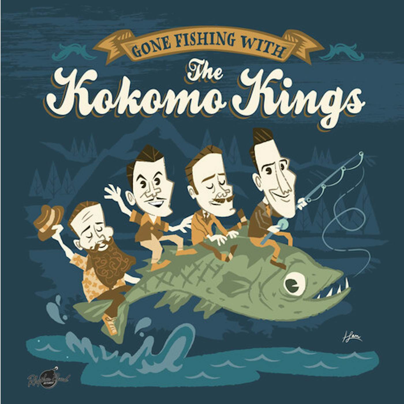 The Kokomo Kings GONE FISHING WITH Vinyl Record