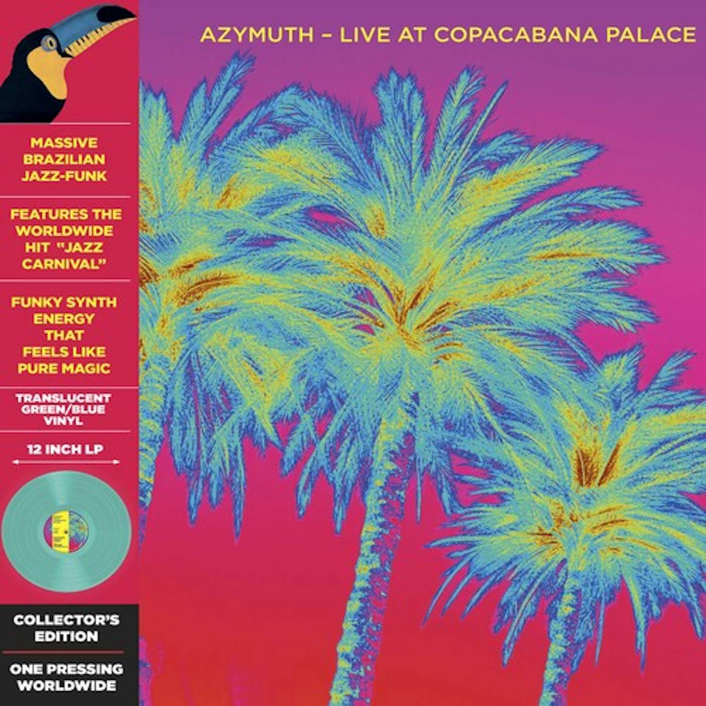 Azymuth LIVE AT COPACABANA PALACE Vinyl Record