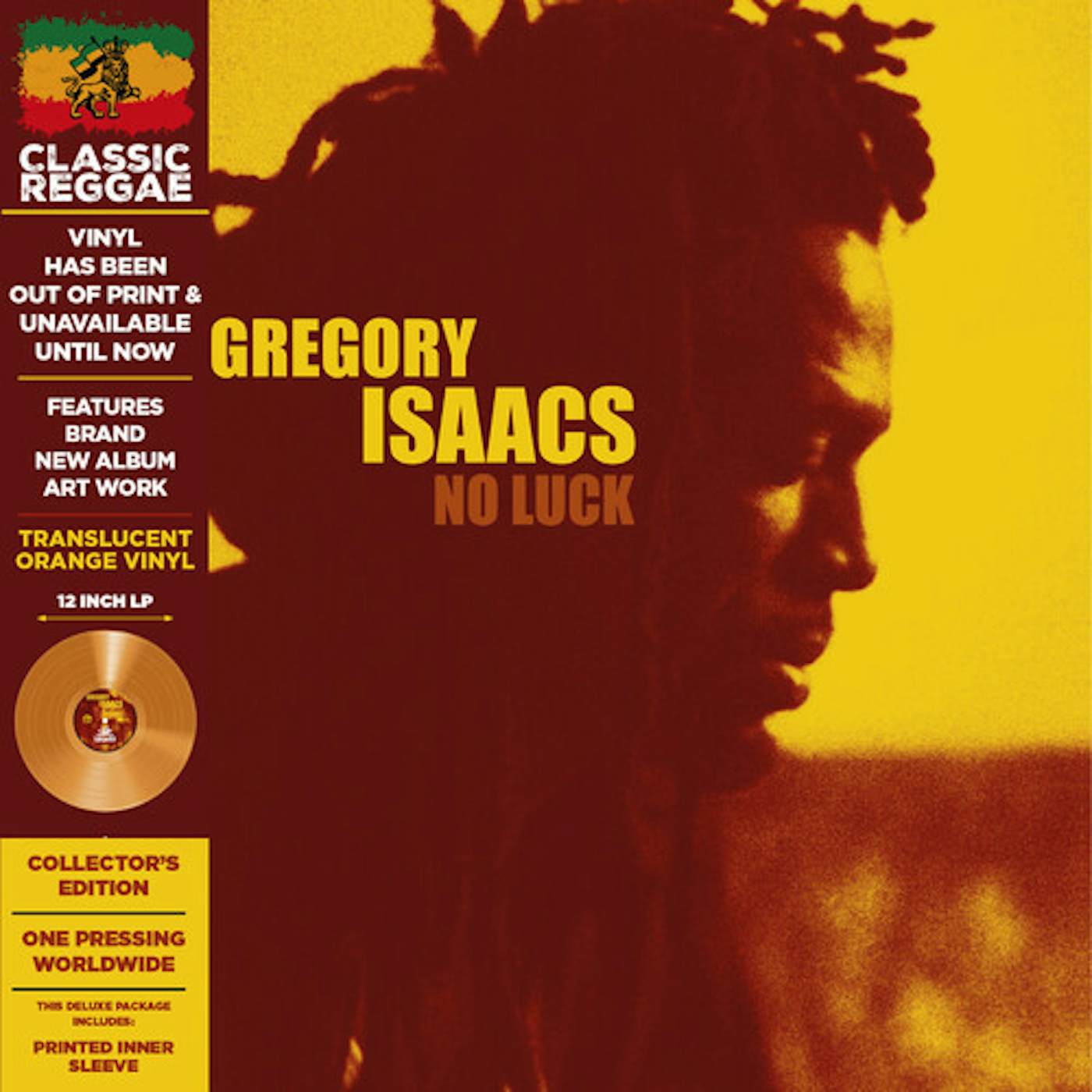 Gregory Isaacs No Luck Vinyl Record