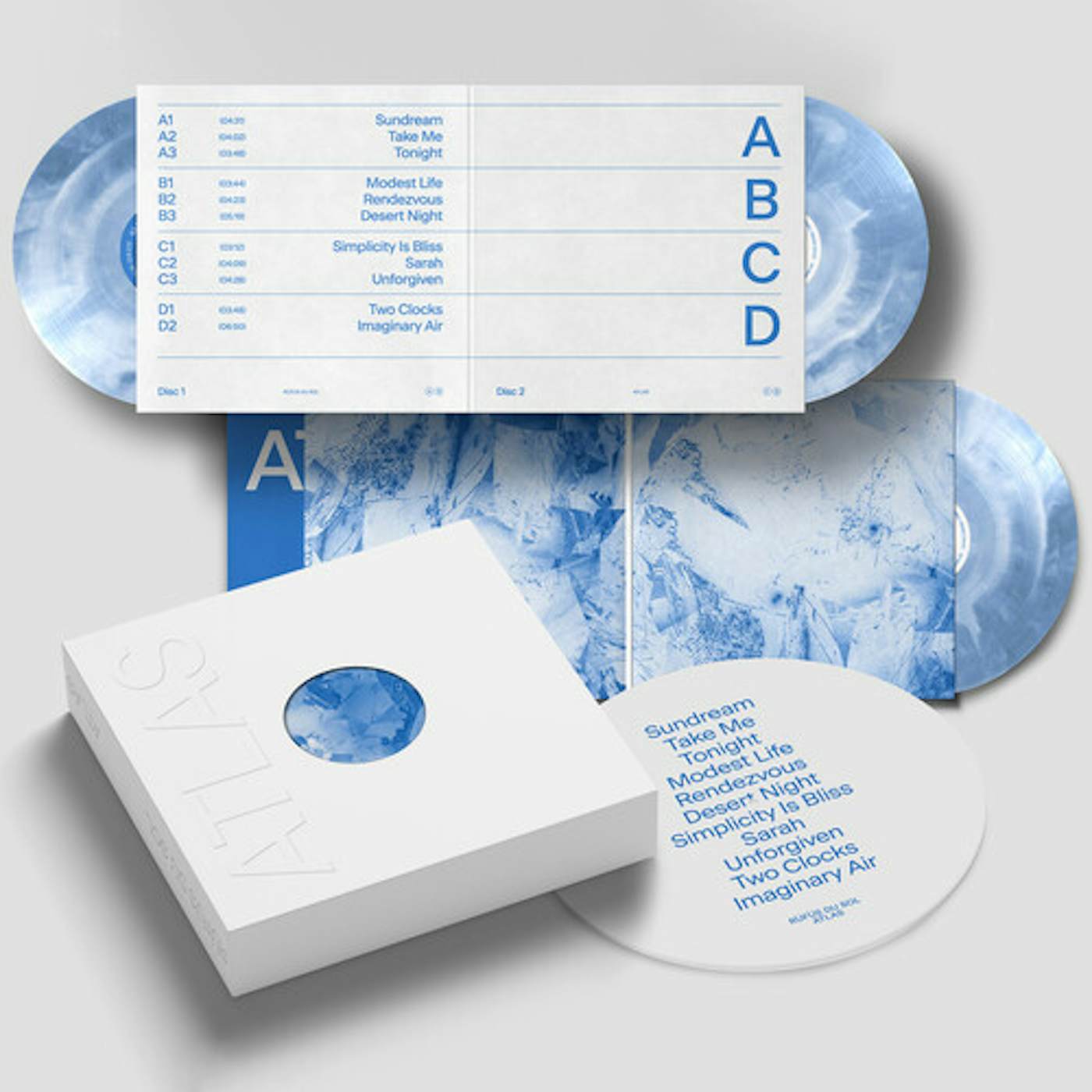 RÜFÜS DU SOL Atlas (10 Year Anniversary) [White] Vinyl Record