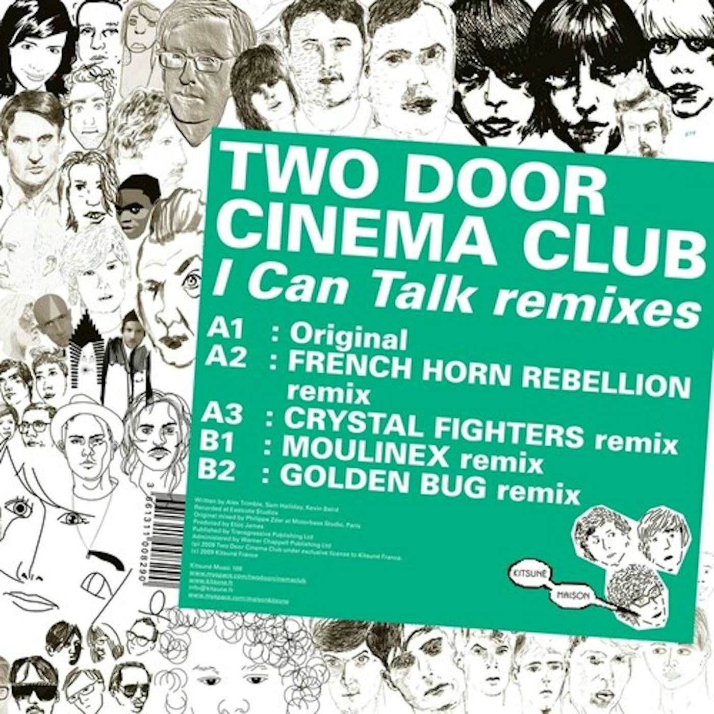 Two Door Cinema Club I Can Talk Remixes Vinyl Record