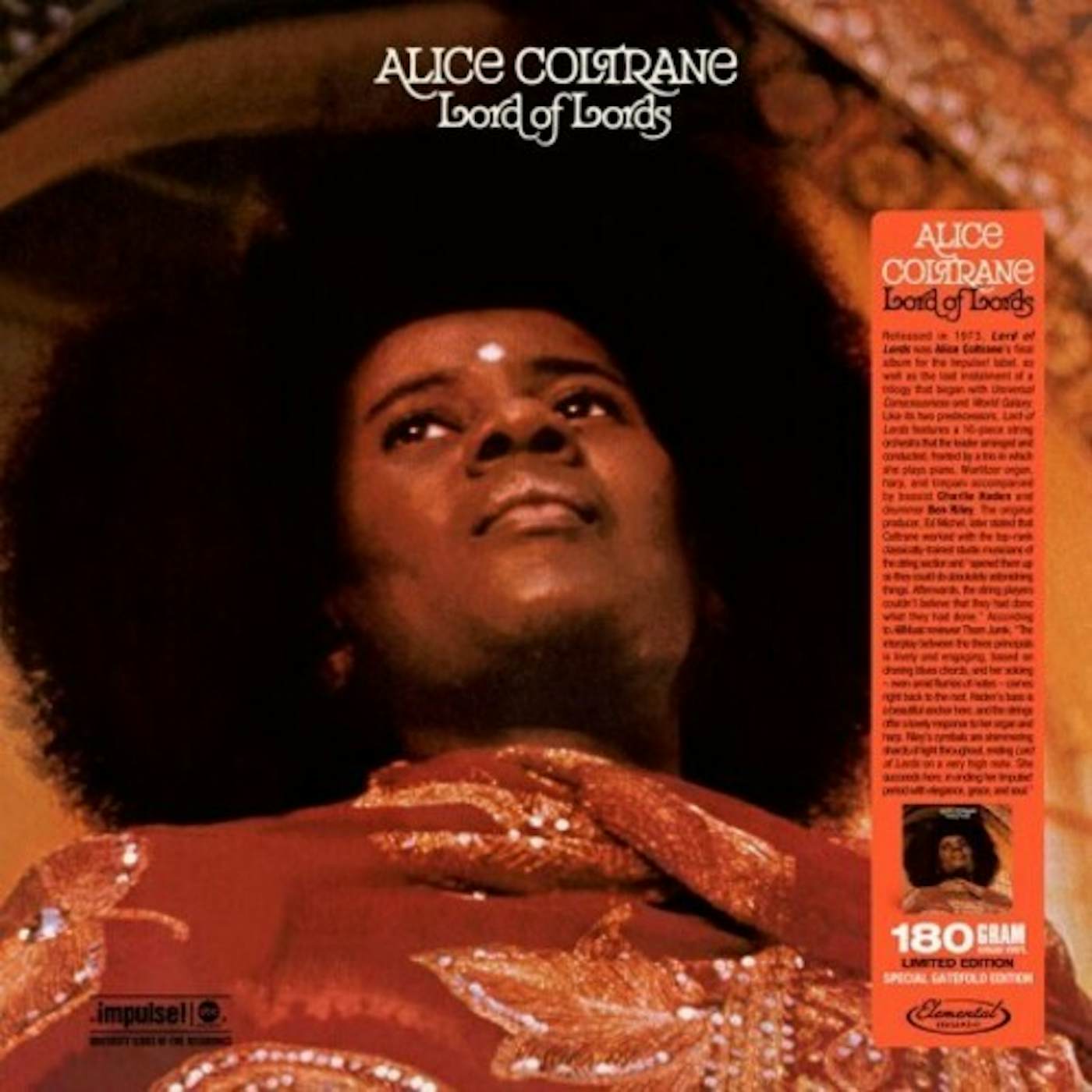 Alice Coltrane LORD OF LORDS Vinyl Record
