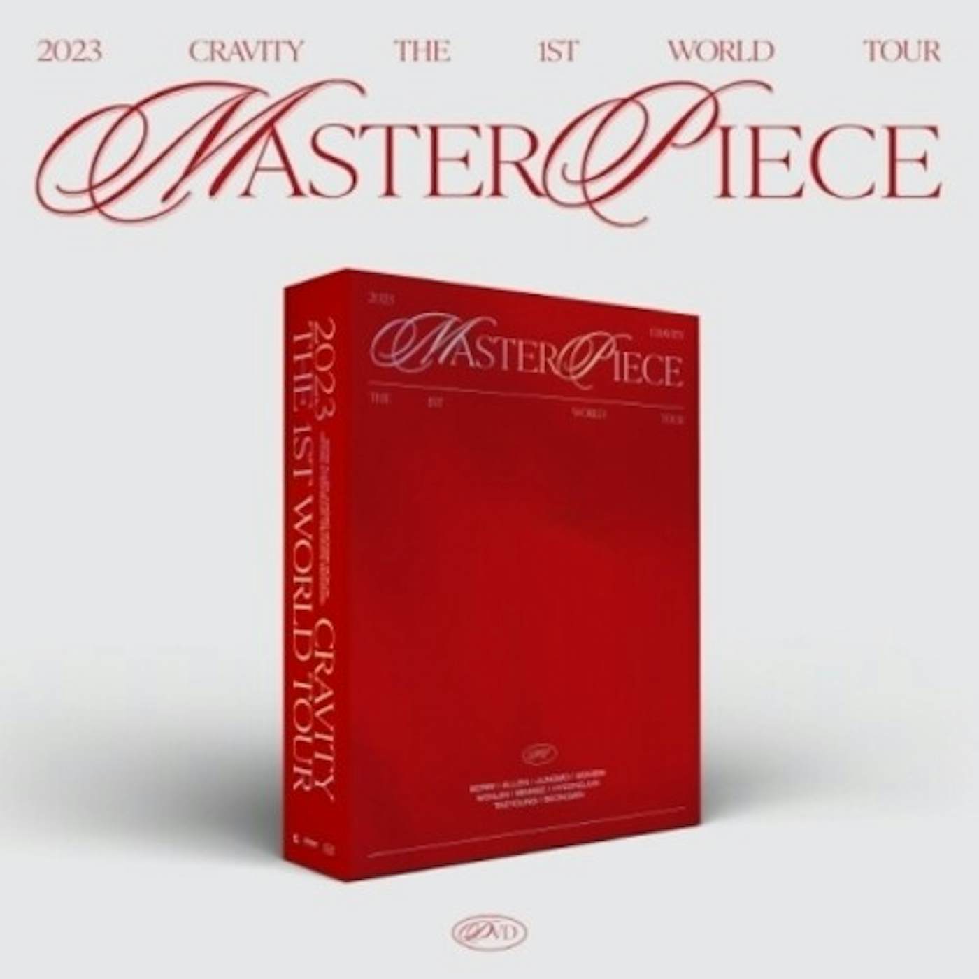 2023 CRAVITY THE 1ST WORLD TOUR - MASTERPIECE DVD