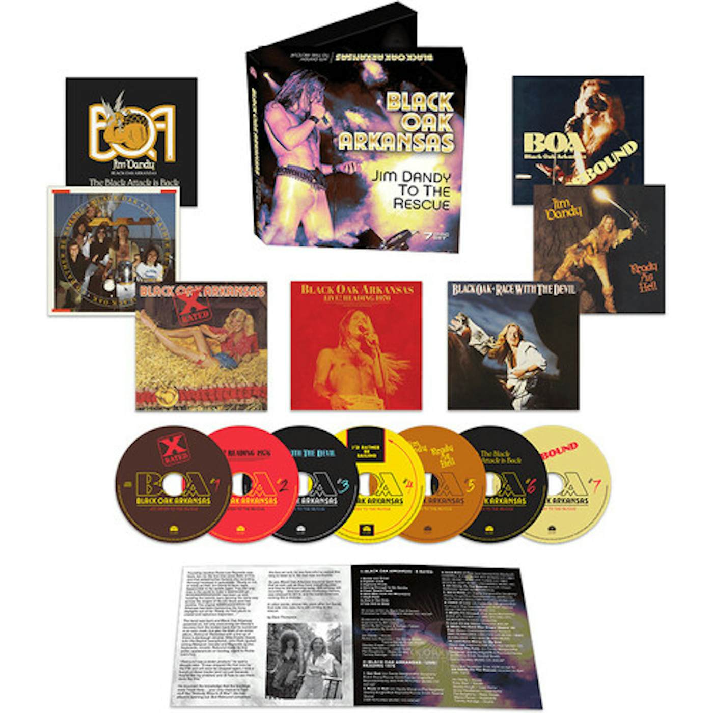 Black Oak Arkansas JIM DANDY TO THE RESCUE (BOX) (WB) CD