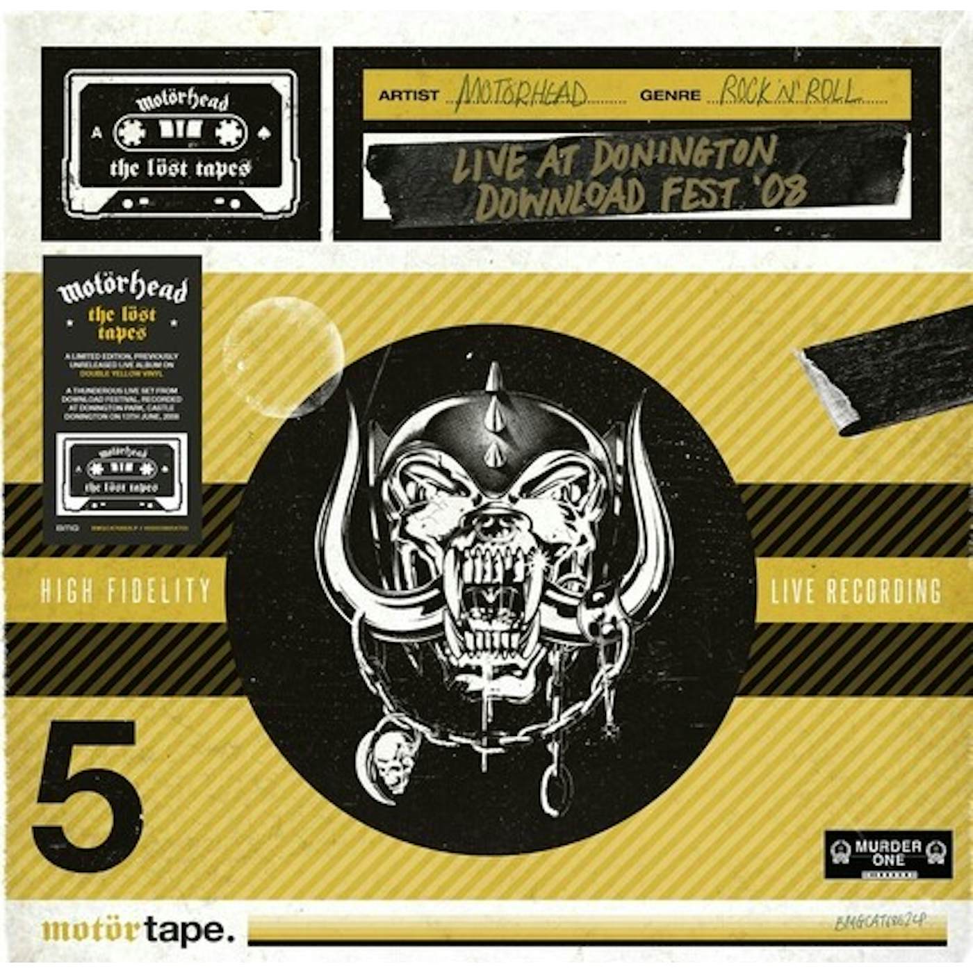 Motörhead LOST TAPES VOL. 5 (LIVE AT DONINGTON, 2008) Vinyl Record
