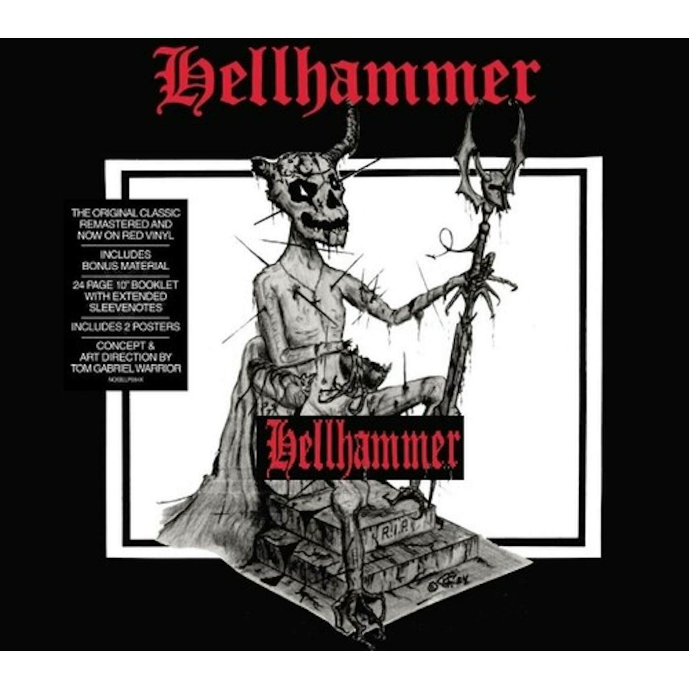 Hellhammer APOCALYPTIC RAIDS Vinyl Record