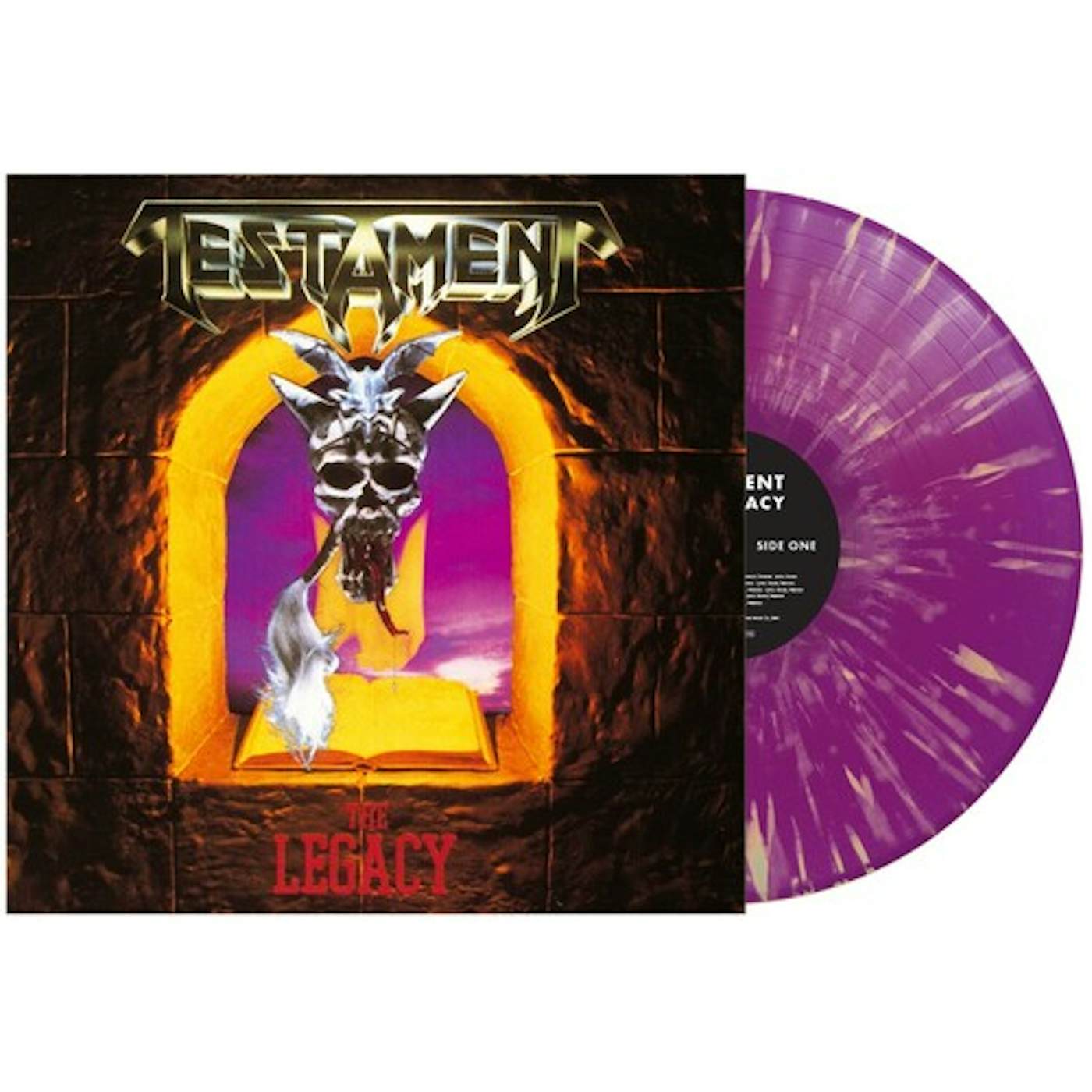 Testament Legacy - Purple W Yellow Splatter Vinyl Record