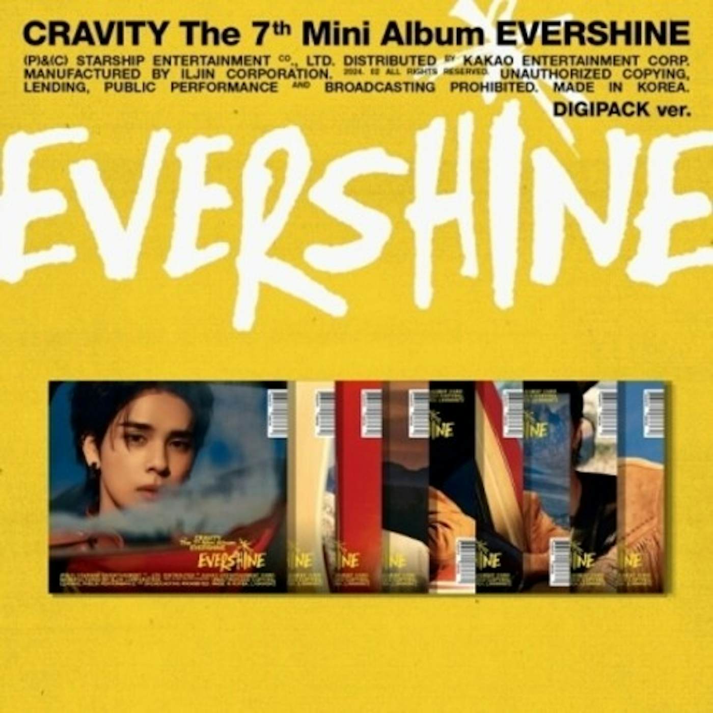 CRAVITY EVERSHINE - RANDOM COVER - DIGIPACK VERSION CD