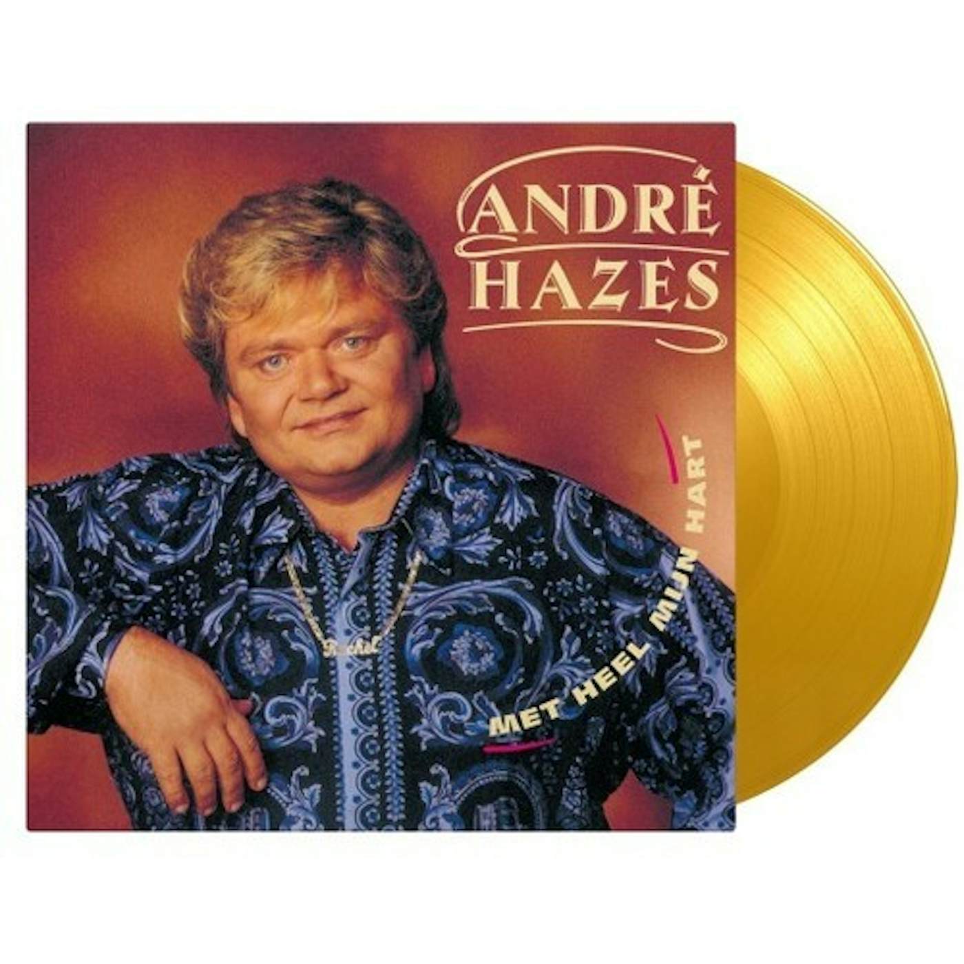 Andre Hazes MET HEEL MIJN HART Vinyl Record