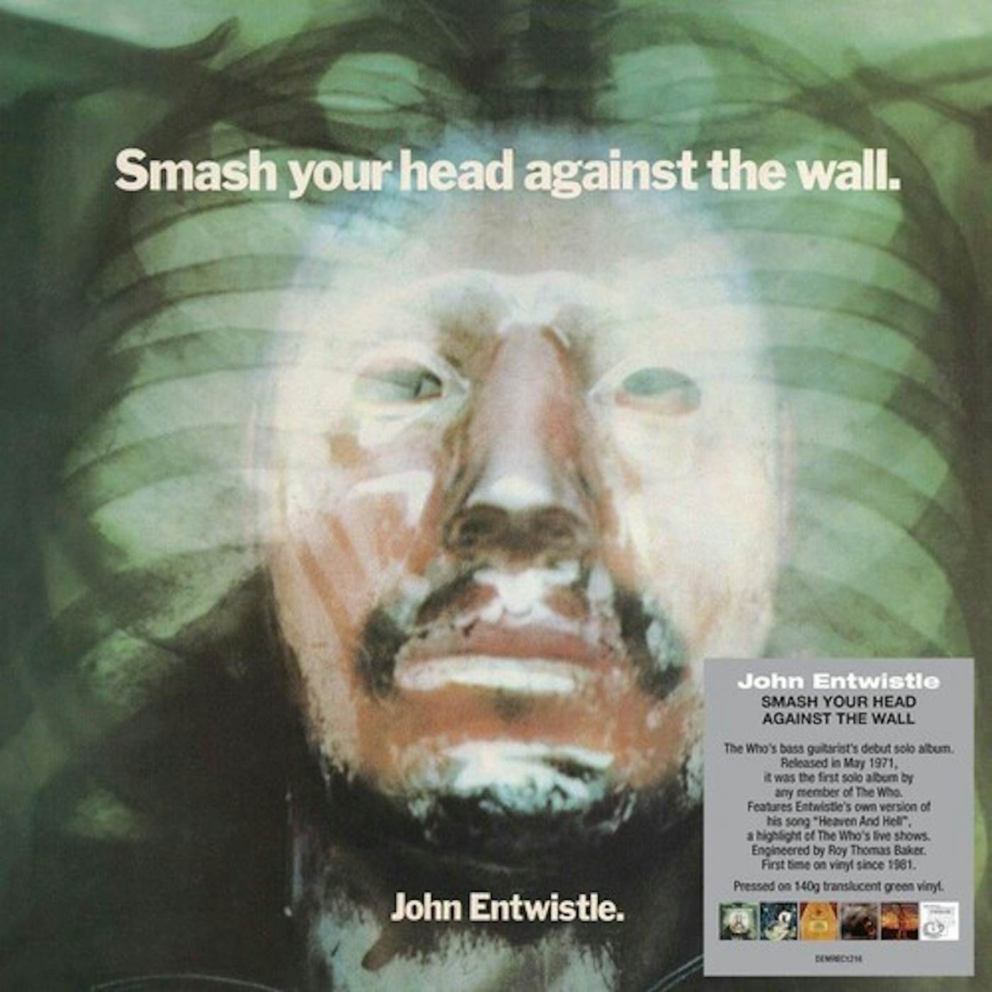 John Entwistle Smash Your Head Against The Wall (Green) Vinyl Record